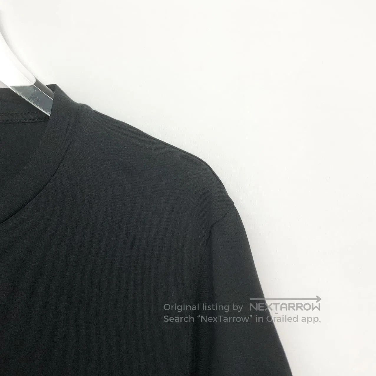 Fendi Black Short Sleeve Shirt with Patterned Chest Stripe. Size US L / EU 52-54 / 3 - 3 Thumbnail