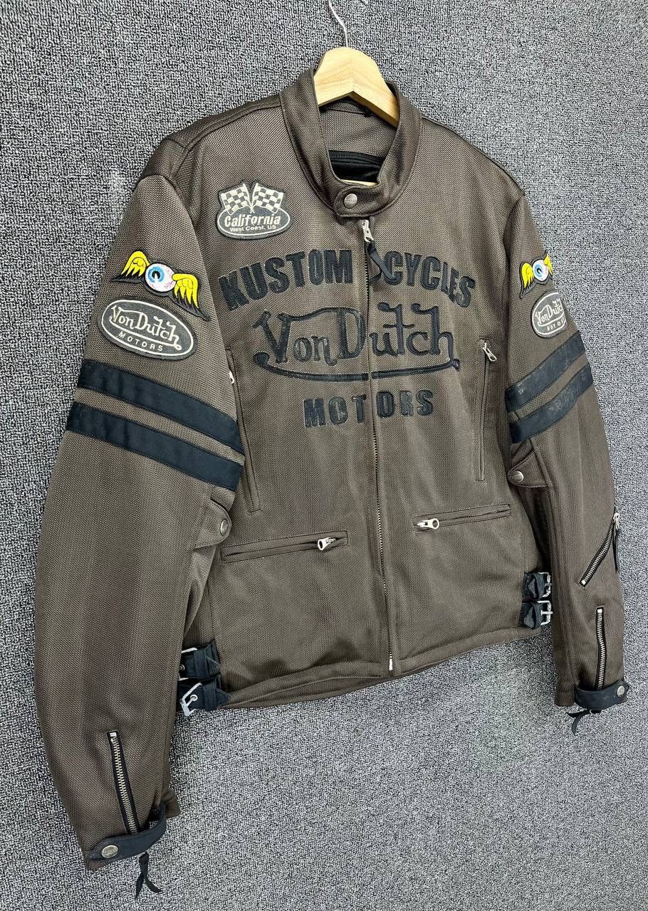 Von Dutch Vintage Von Dutch Kustom Cycles Rare Motor Racing Jacket Size US M / EU 48-50 / 2 - 2 Thumbnail