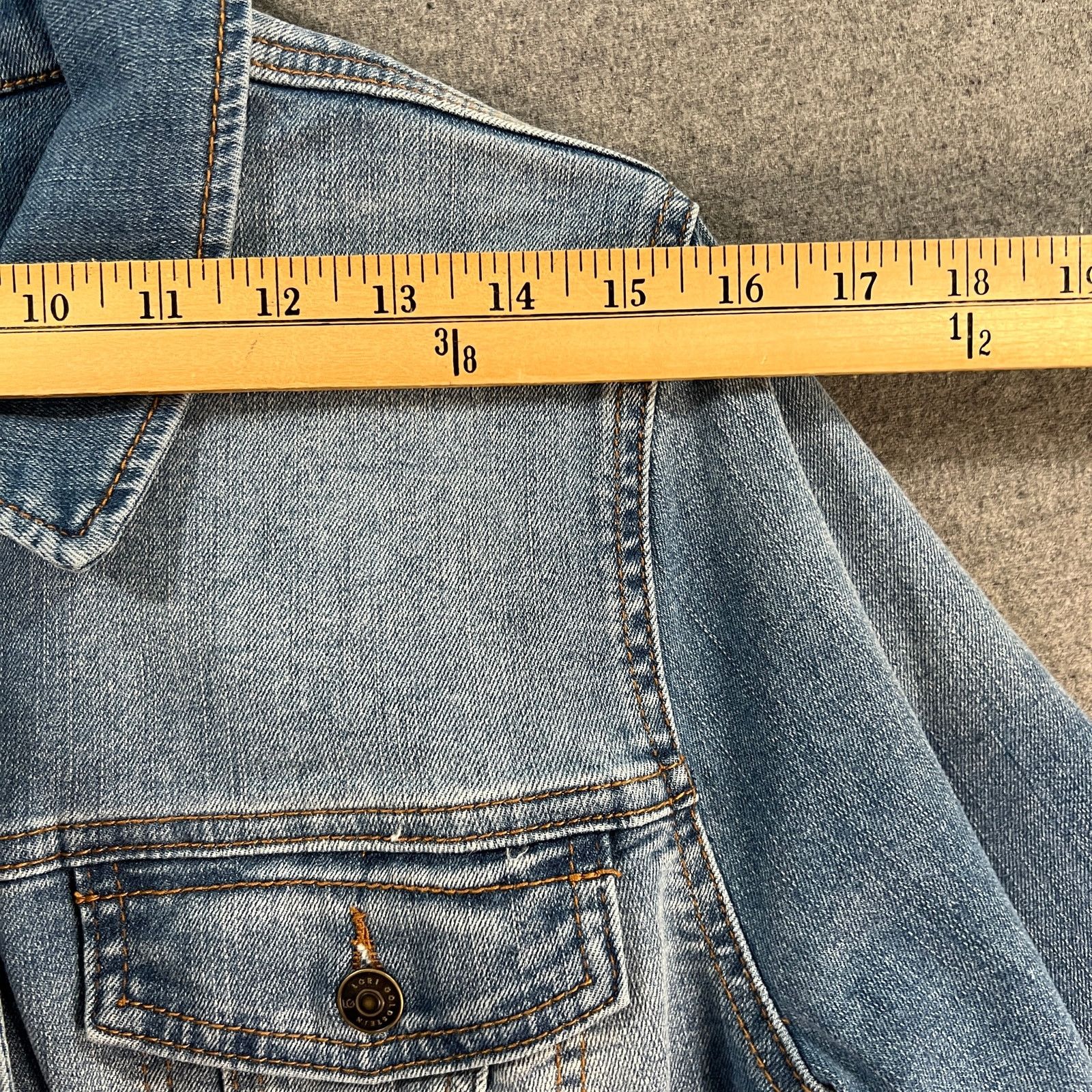 Other LOGO by Lori Goldstein Jeans Jacket Womens Size XL / US 12-14 / IT 48-50 - 7 Thumbnail