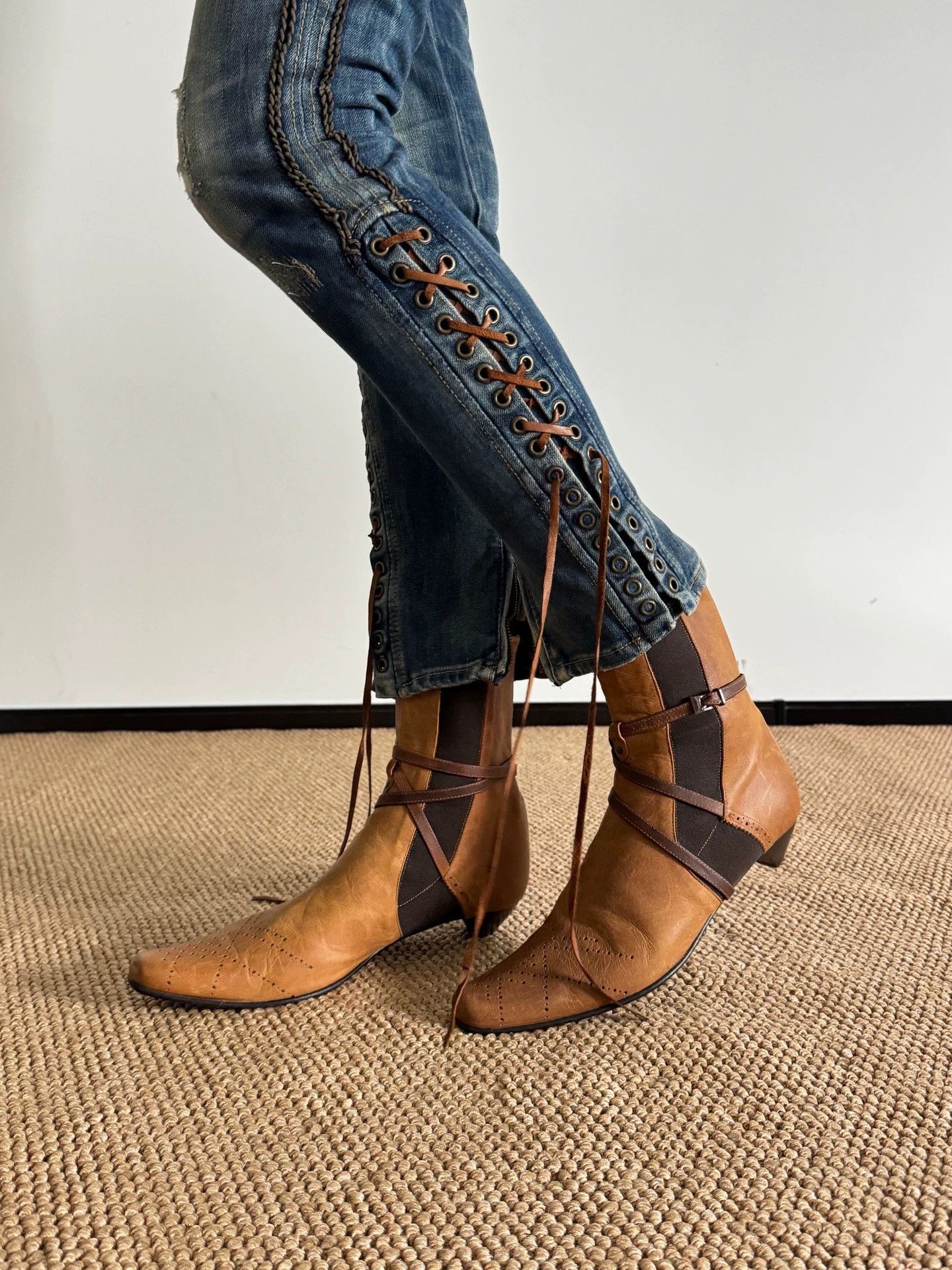 Other Italian Calfskin Strap Chelsea Boot LambSole 38.5 Size US 8 / IT 38 - 8 Thumbnail