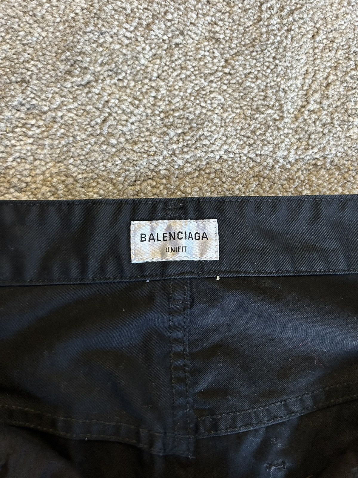 Balenciaga Balenciaga Lost Tape Flared Cotton Pants in Black Size US 32 / EU 48 - 5 Thumbnail