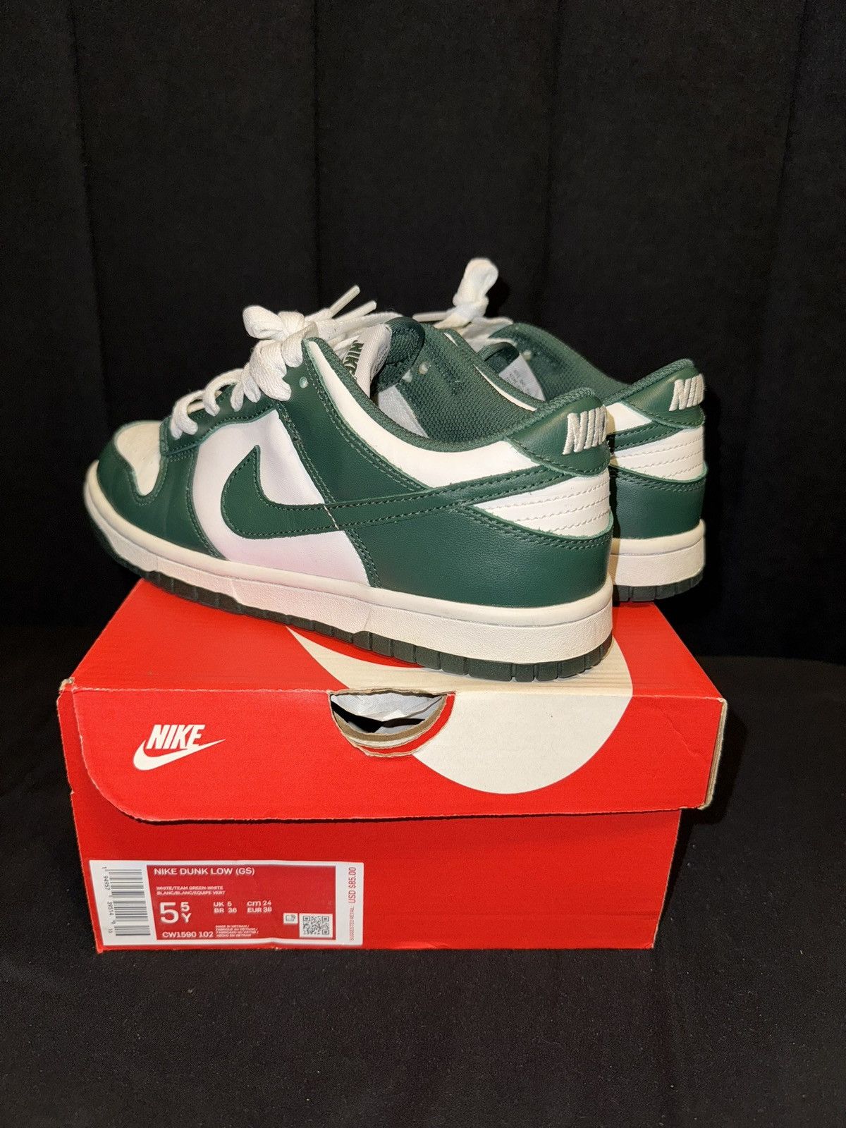 Nike Nike Dunk Low “Michigan” Size 5.5Y Size US 5.5 / EU 38 - 5 Thumbnail