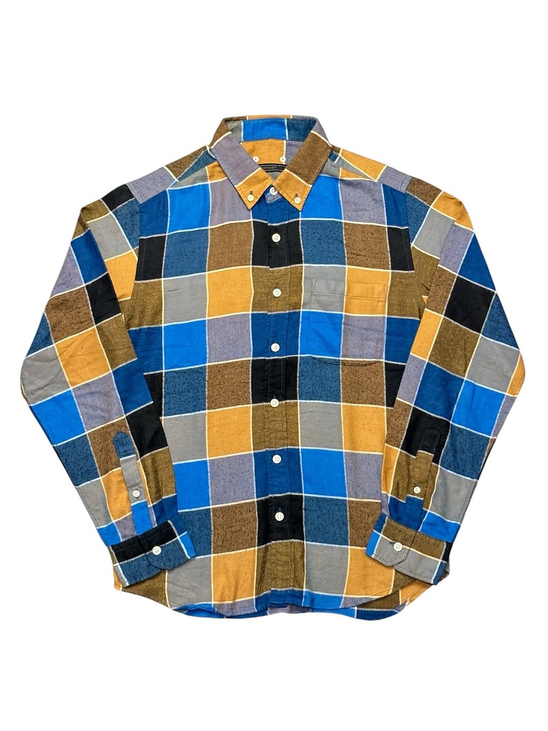 Japanese Brand SHOPNET JAPAN BUTTON DOWN PLAID SHIRT Size US M / EU 48-50 / 2 - 1 Thumbnail