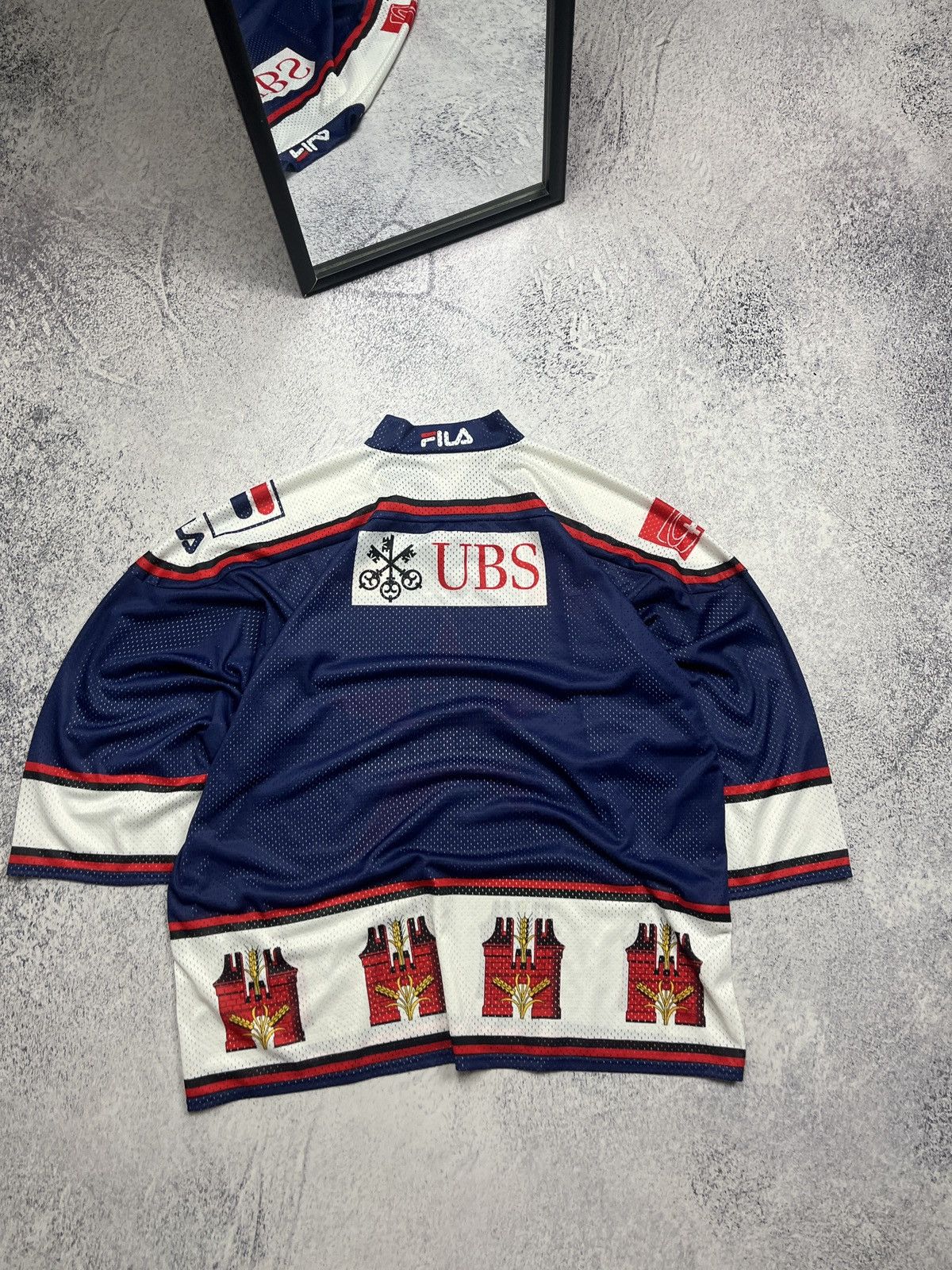 Fila Vintage 90’s Fila 99 World Stars Hockey Jersey Switzerland Size US XL / EU 56 / 4 - 8 Thumbnail