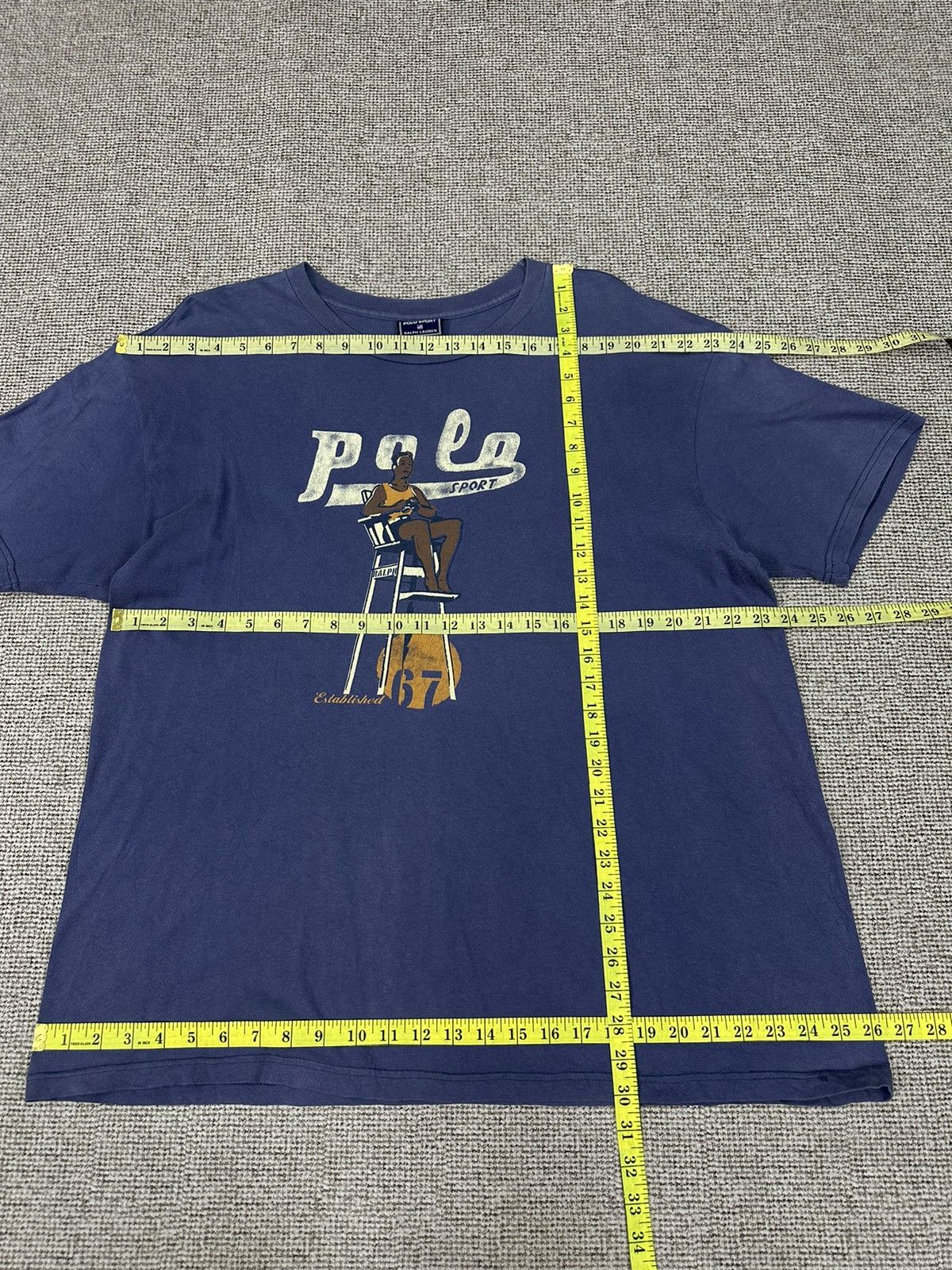 Polo Ralph Lauren Vintage Polo Sport Made In USA Tshirt A948 Size US L / EU 52-54 / 3 - 6 Thumbnail