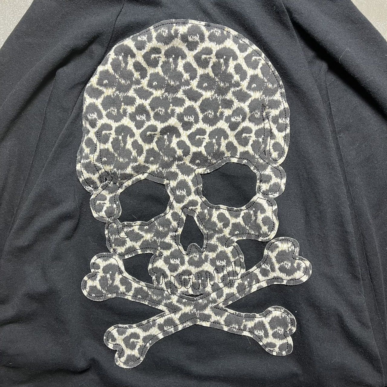 If Six Was Nine × Japanese Brand × Le Grande Bleu (L.G.B.) Conflake Japanese Brand Skulls Leopard Hoodie Sweater Size L / US 10 / IT 46 - 10 Thumbnail