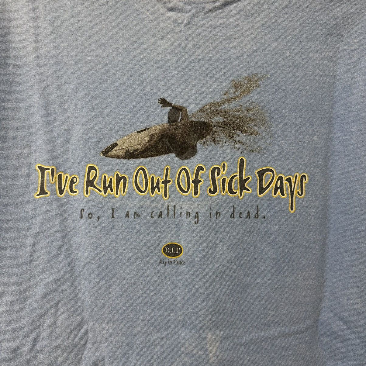 Japanese Brand × Life's a Beach × Vintage Vintage RARE RIP In Peace Surf Baggy Boxy Graphic Tee Size US XL / EU 56 / 4 - 12 Thumbnail