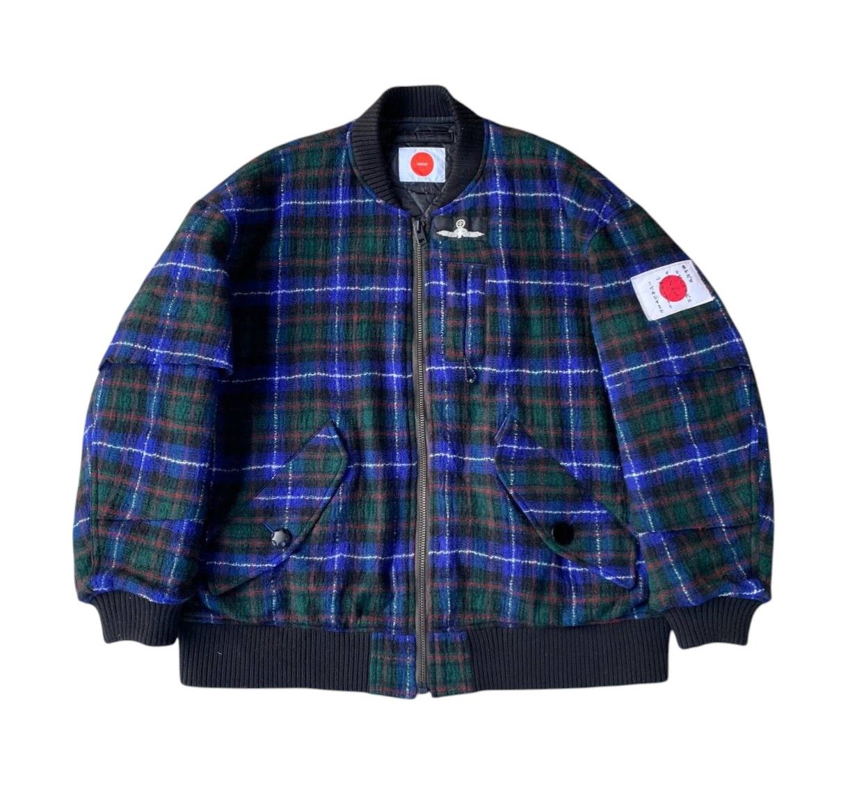 KIDILL KIDILL By HIRO(Hiroaki Sueyasu)Tartan Punk Oversized Bomber Size US XL / EU 56 / 4 - 1 Thumbnail
