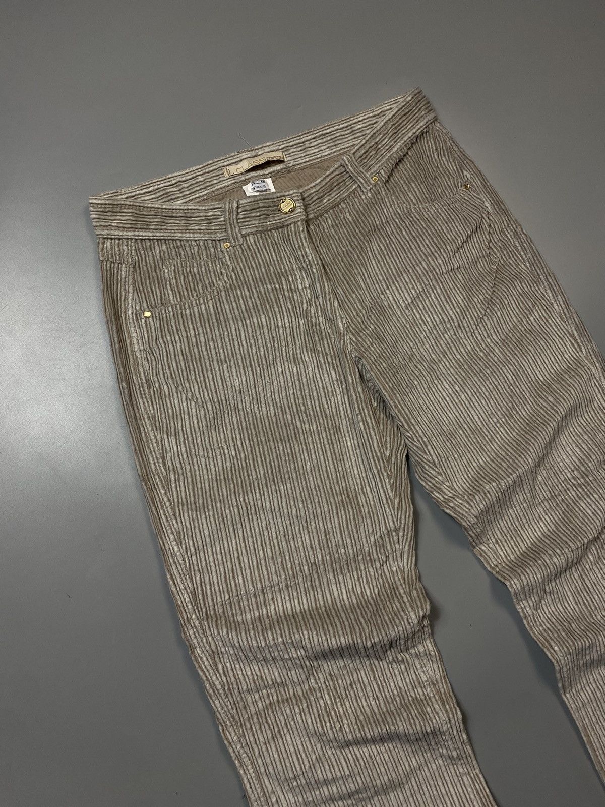 Roberto Cavalli × Vintage Roberto Cavalli Corduroy exclusive pants Size 32" / US 10 / IT 46 - 3 Thumbnail