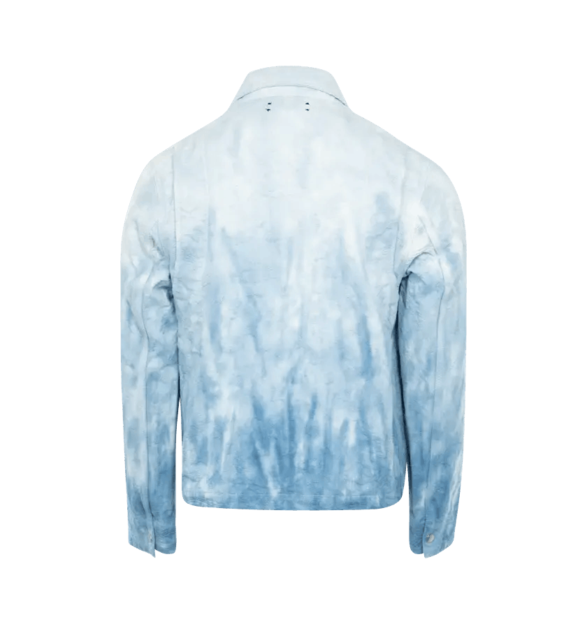 Amiri o1s1wg110425 Tie Dye Workman Jacket in Blue Size US XL / EU 56 / 4 - 2 Thumbnail