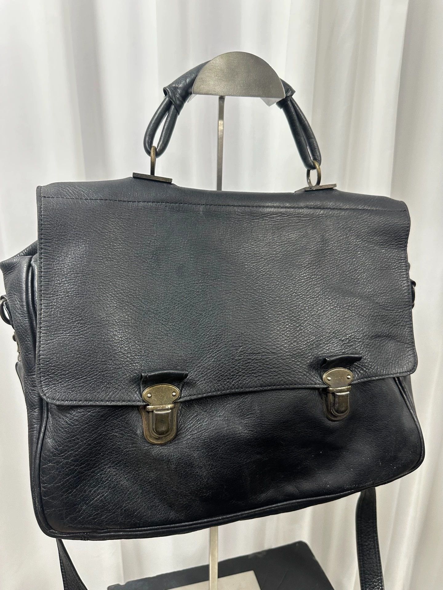 Yohji Yamamoto Yohji Yamamoto Y's Copper Buckle Orange Briefcase Size ONE SIZE - 2 Thumbnail