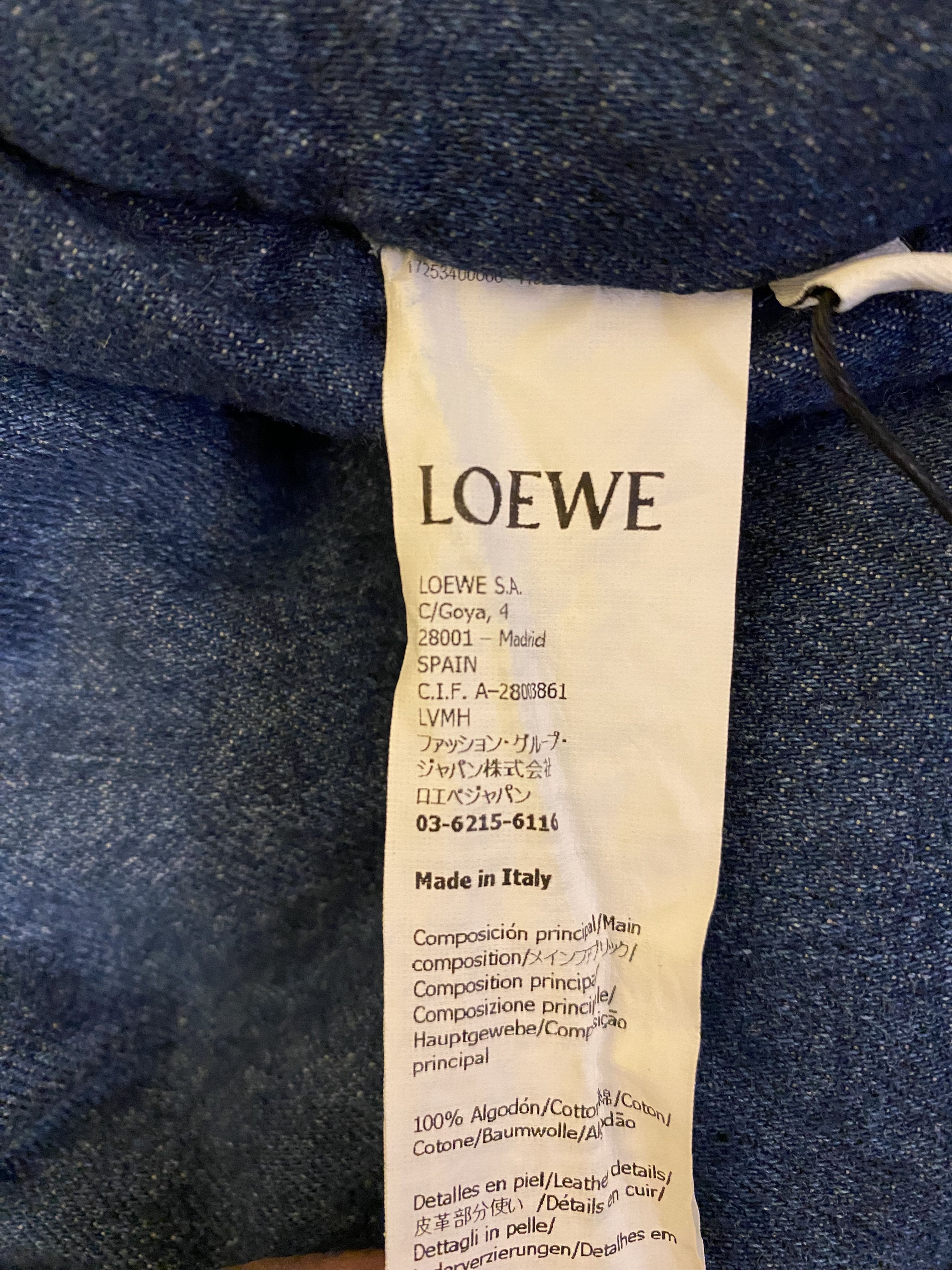 Loewe Padded Denim Jacket Size US M / EU 48-50 / 2 - 13 Thumbnail
