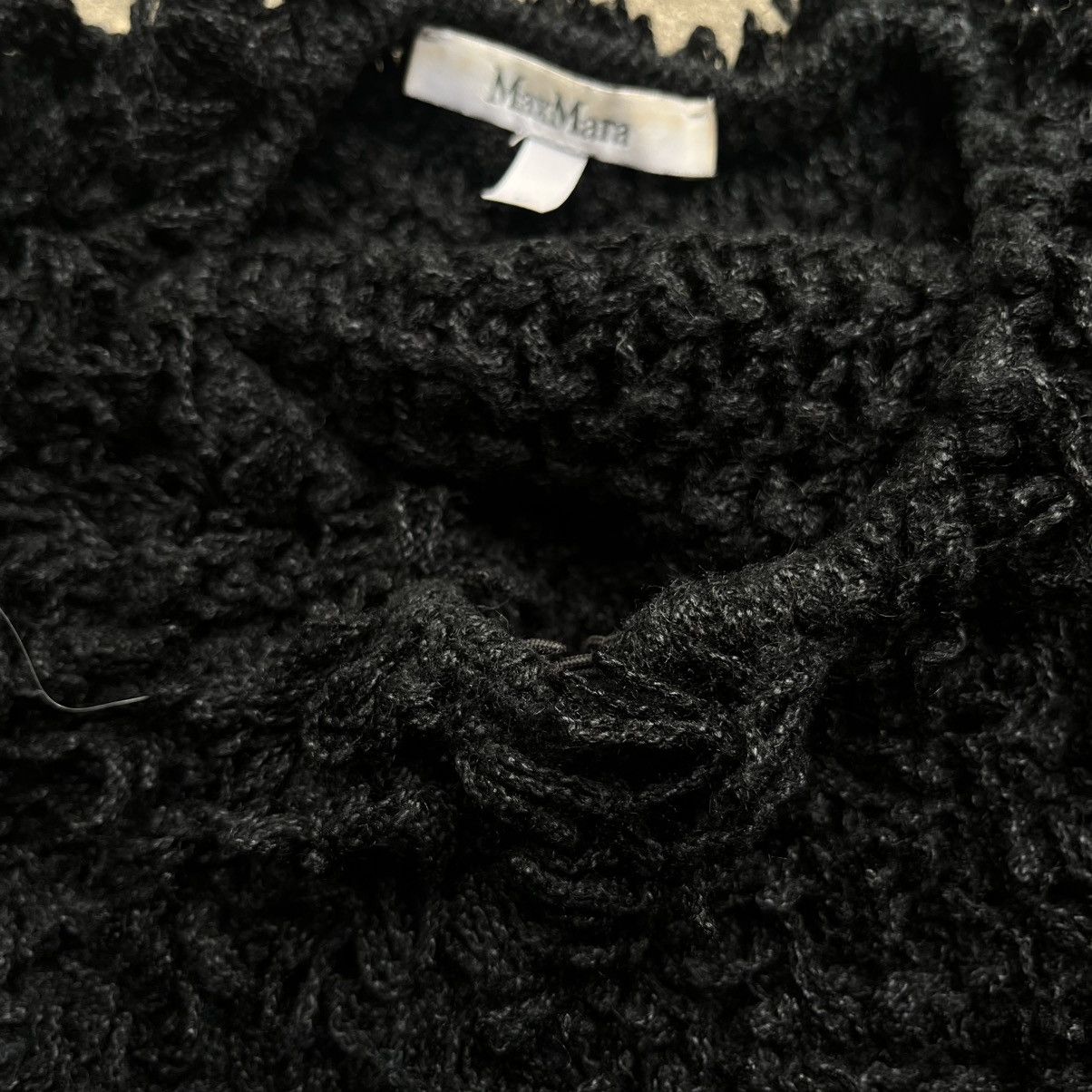 Max Mara × Vintage × Weekend Max Mara Max Mara knitwear fibres cardigan synthetic black Size M / US 6-8 / IT 42-44 - 4 Thumbnail