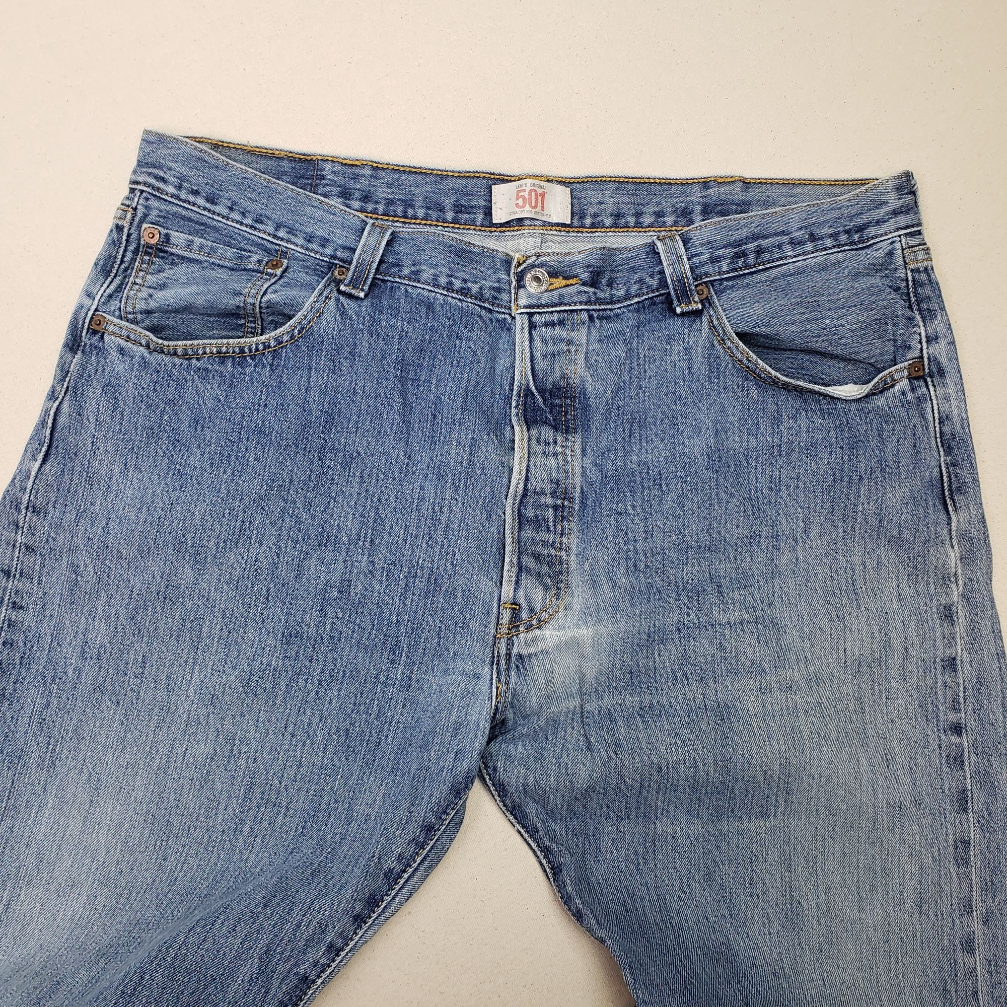 Levi's Levi's 501 Men's Straight Leg Button Fly Jeans 40/34 Size US 40 / EU 56 - 3 Thumbnail