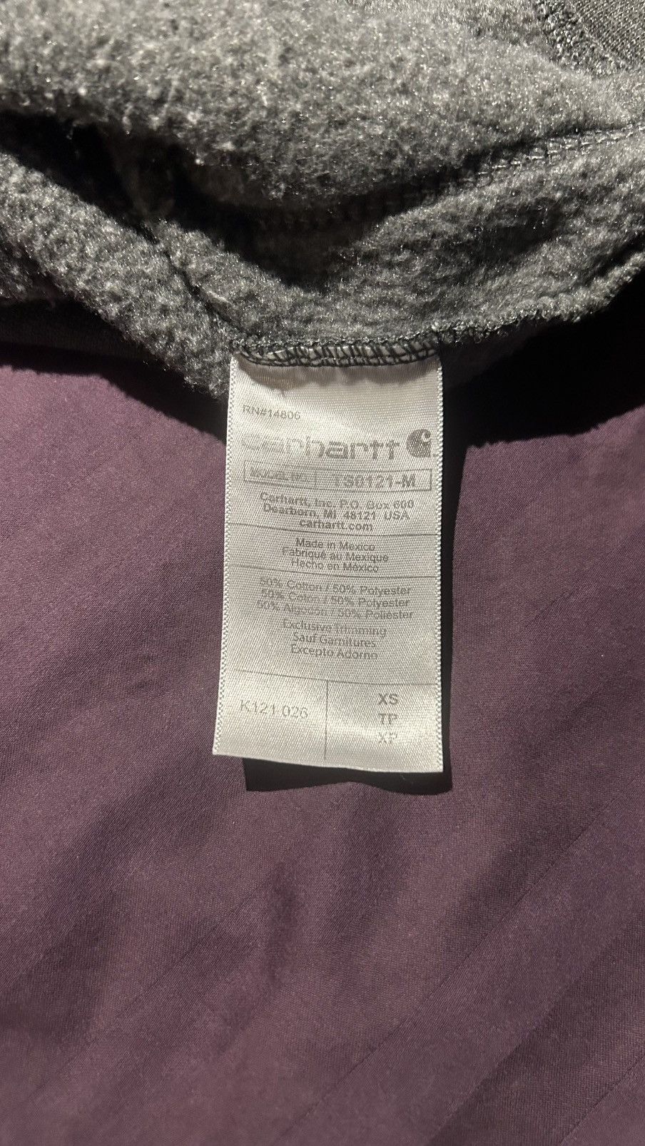 Carhartt Grey Carhartt Hoodie Sm Size US XS / EU 42 / 0 - 7 Thumbnail