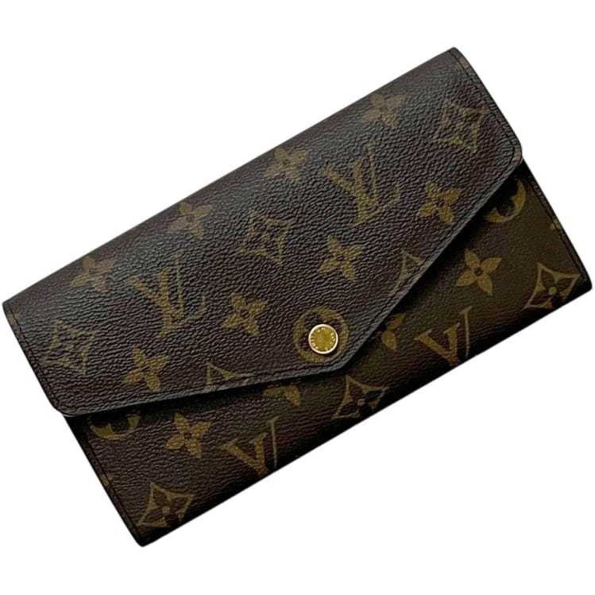 Louis Vuitton Louis Vuitton bi-fold long wallet, Portefeuille Sarah f-25224, brown monogram M60531, canvas, IC tag compatible, LOUIS VUITTON, flap, women's. Size ONE SIZE - 1 Thumbnail
