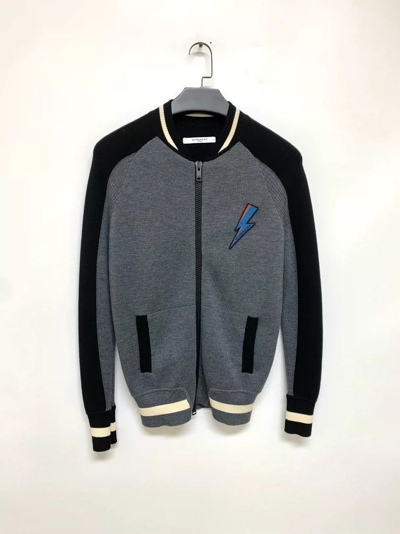 Givenchy Givenchy Wool lightning embroidery baseball jacket, size S Size US S / EU 44-46 / 1 - 1 Thumbnail
