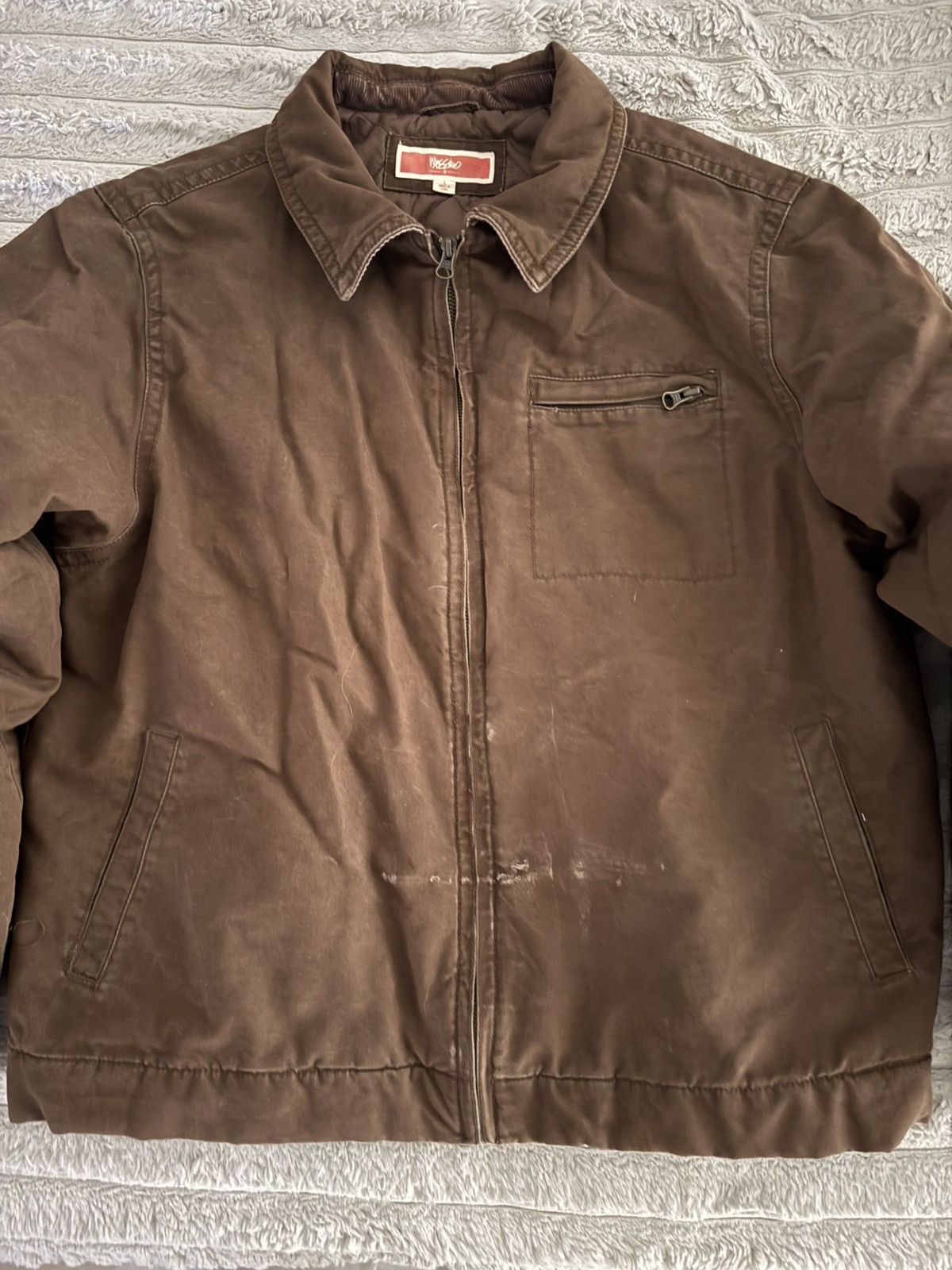 Vintage vintage chicago music vtg guitar thrashed flight jacket coat Size US L / EU 52-54 / 3 - 18 Thumbnail