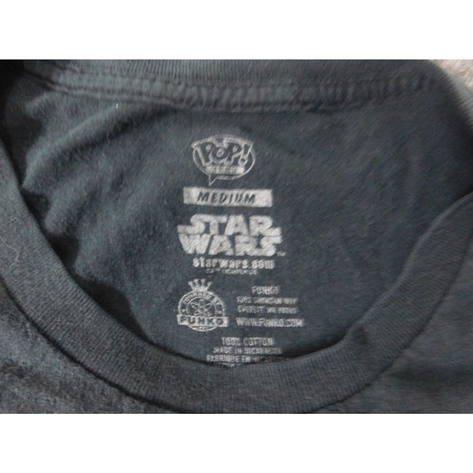 Star Wars Star Wars Mens Shirt Medium Black Darth Vador T-Shirt Crew Neck Short Sleeve Logo Bre breathable Regular Knit Cotton Stars Vintage No Ladies Mens Size US M / EU 48-50 / 2 - 4 Thumbnail