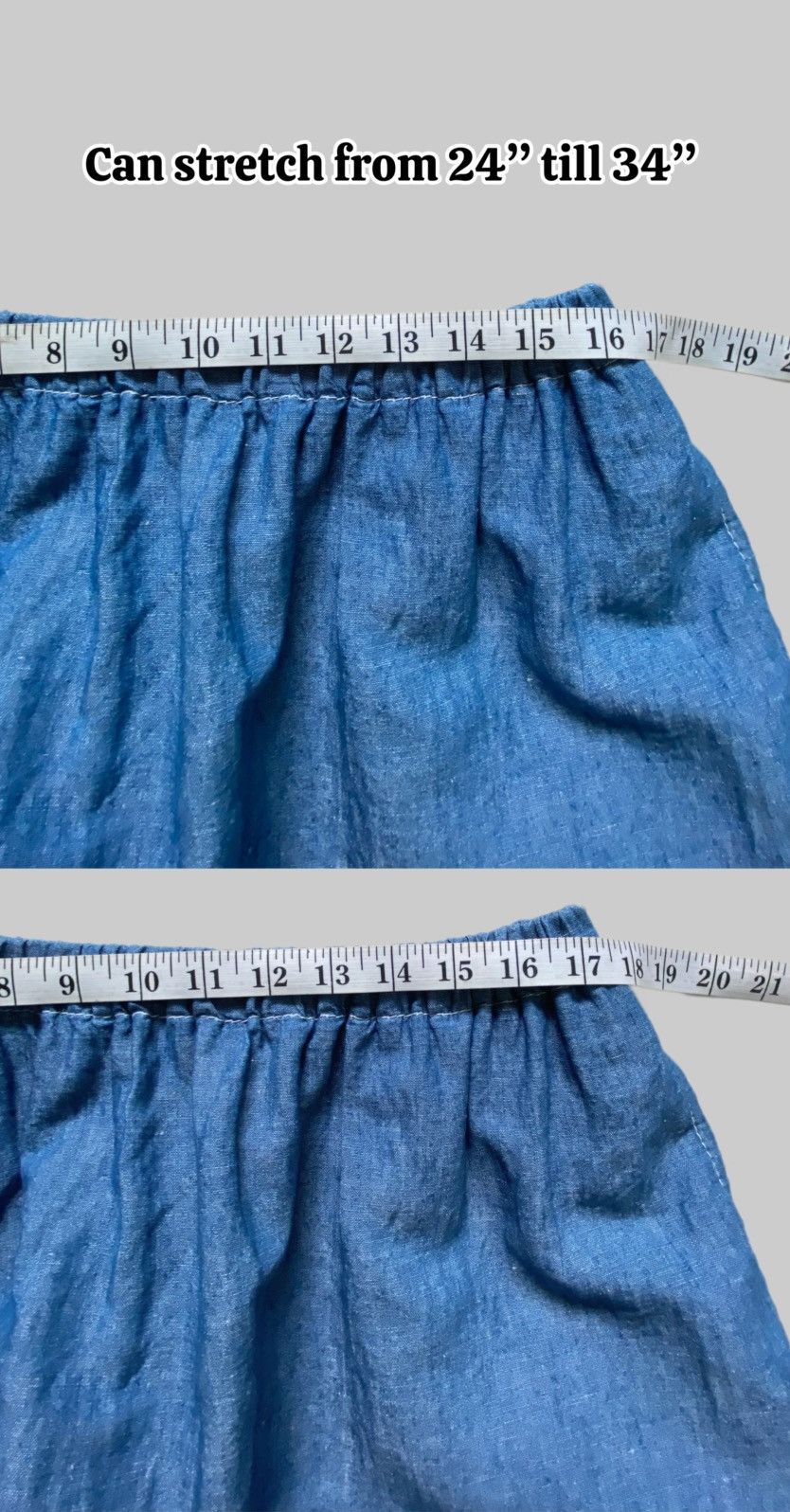 Tricot Comme des Garcons AD2007 Tricot CommeDesGarcons Raw Finish Tiered Denim Skirt Size 30" / US 8 / IT 44 - 10 Thumbnail