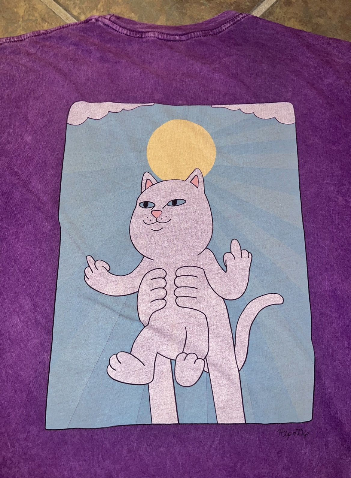 RIPNDIP RIPNDIP HALO BABY NERMAL T-SHIRT Size US L / EU 52-54 / 3 - 12 Thumbnail