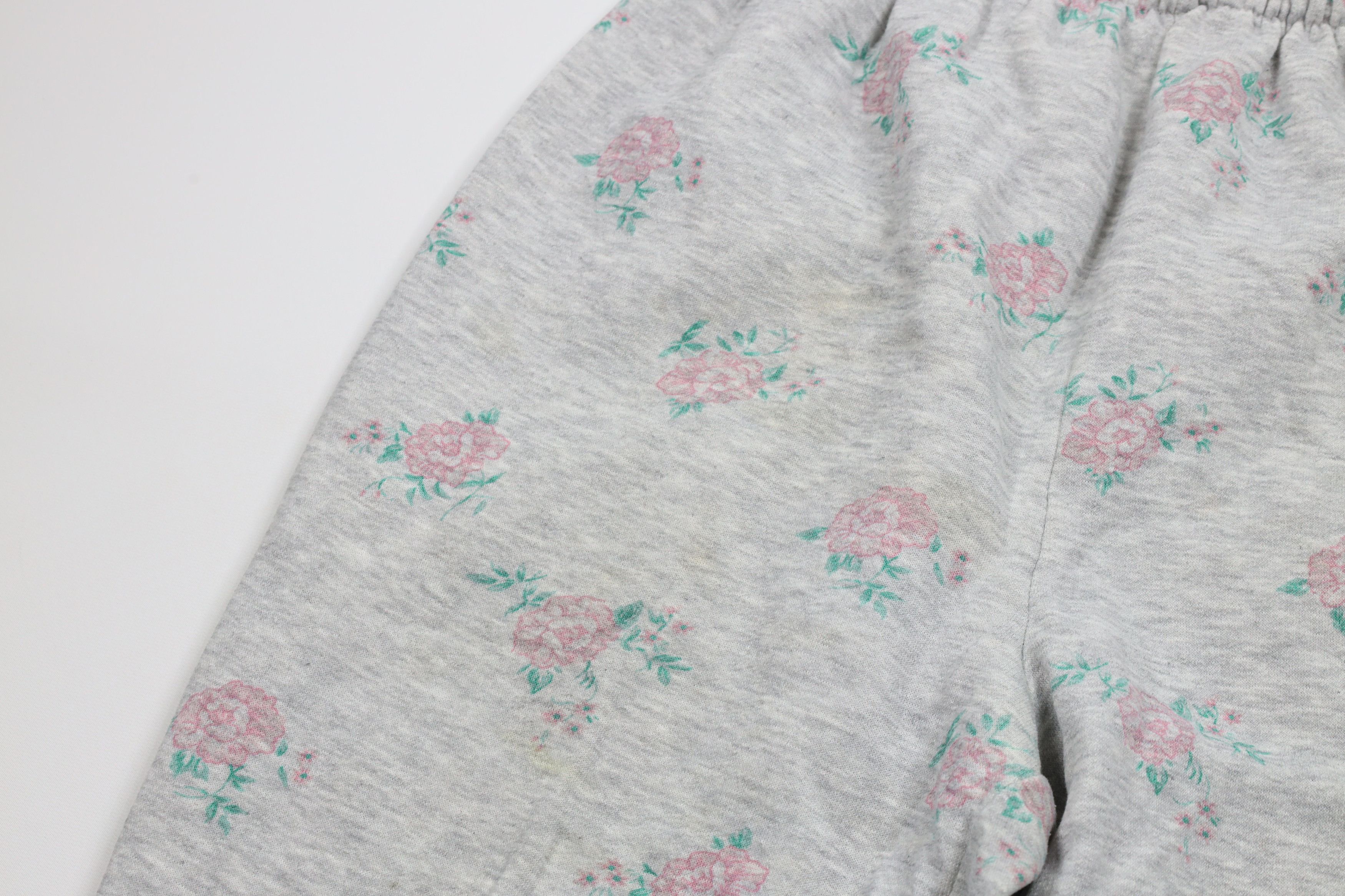Vintage Vintage 90s Country Primitive Rose Flower Sweatpants Joggers Size 28" / US 6 / IT 42 - 5 Thumbnail
