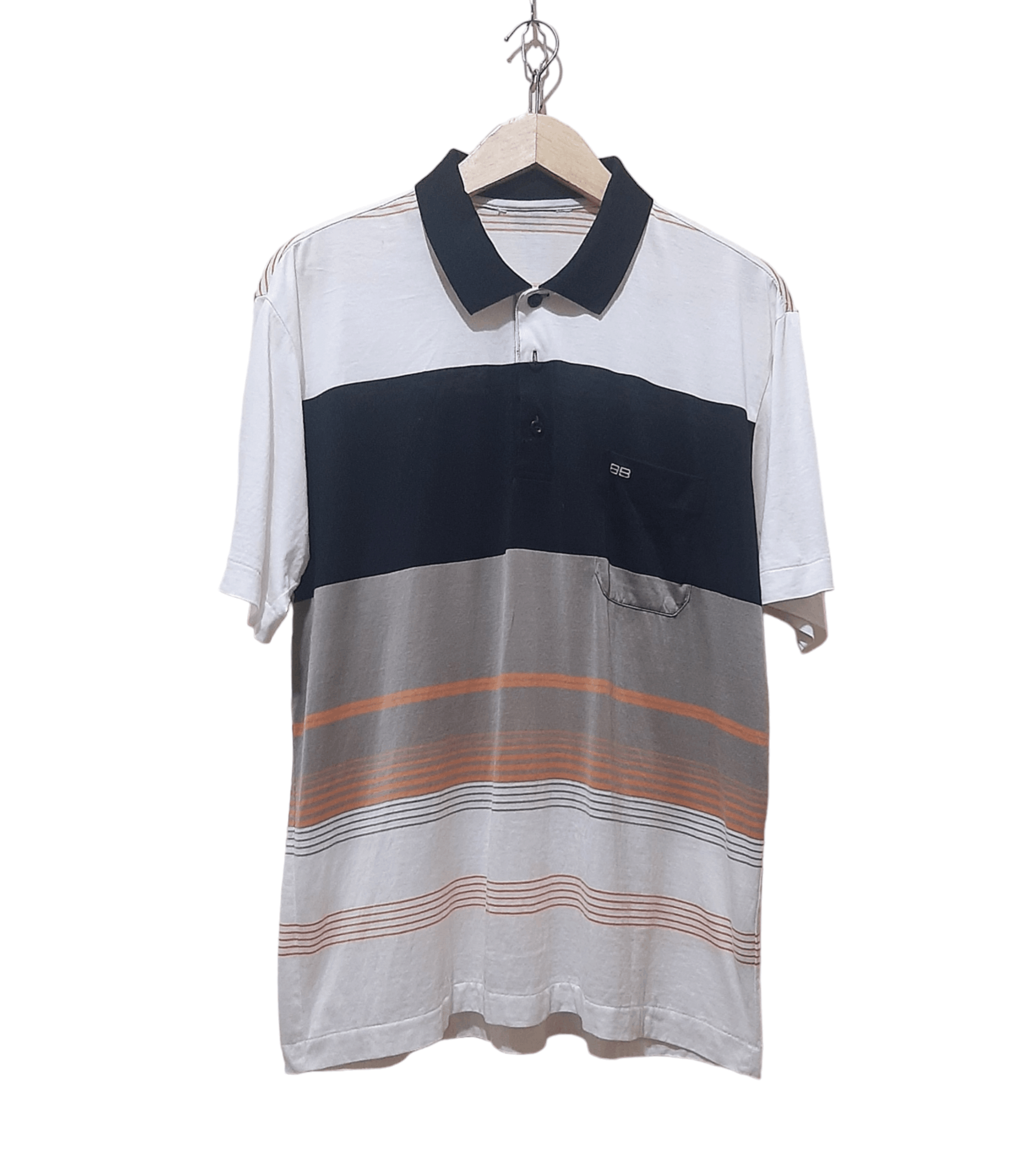 Balenciaga Vintage Balenciaga Polo Shirt Size US L / EU 52-54 / 3 - 1 Thumbnail