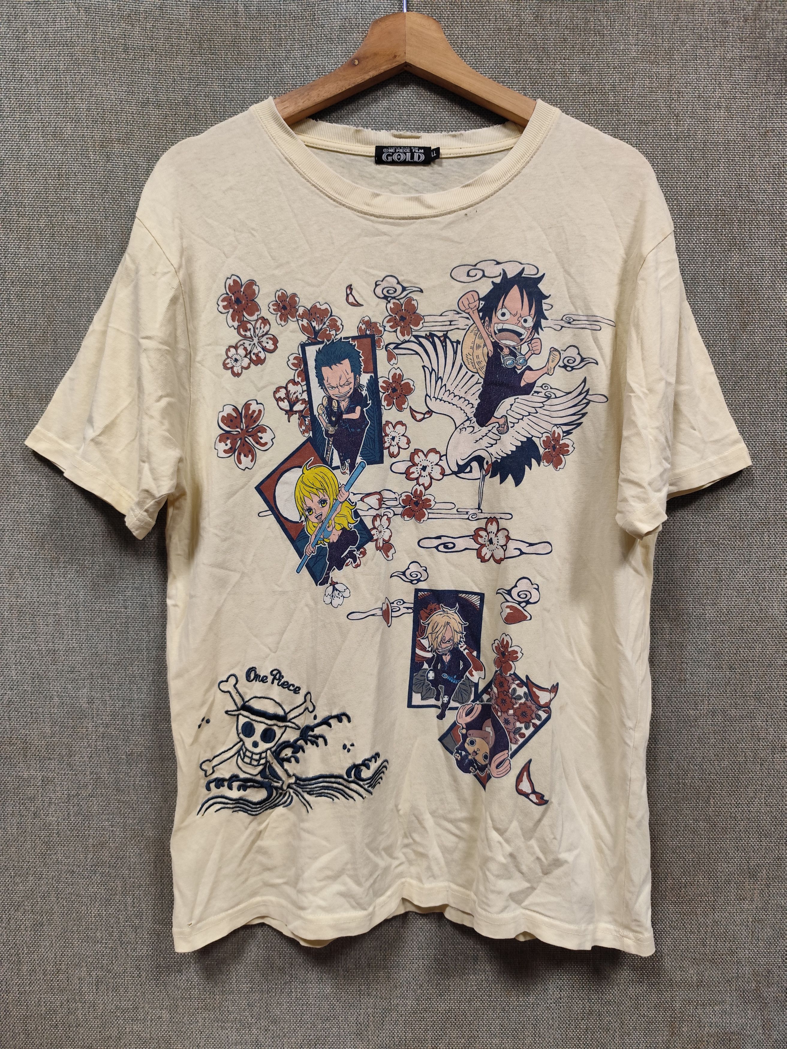 Anime Vintage t shirt one piece film gold Size US M / EU 48-50 / 2 - 1 Thumbnail