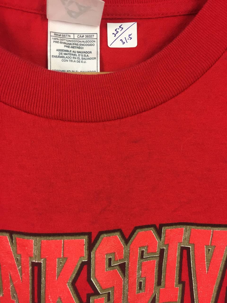 NFL NFL Seattle Seahawks San Francisco 49ers Thanks Giving Tee Size US XXL / EU 58 / 5 - 4 Thumbnail