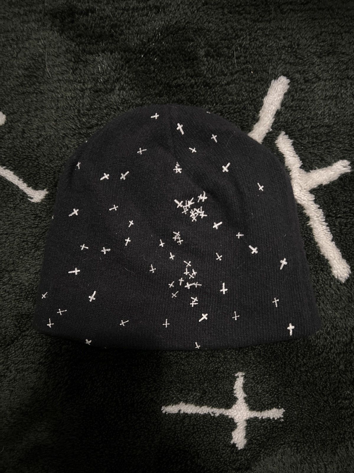 Undercover AW02 - Witches Cell Division Cross Beanie Size ONE SIZE - 1 Thumbnail