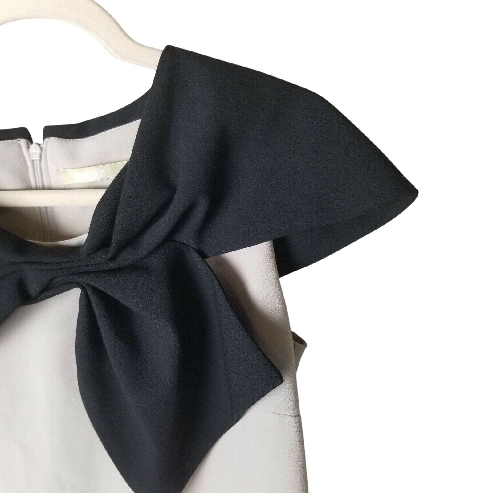 Babylon Babylon Womens Bow Mini Dress Size 6 Designer Cocktail Party Size M / US 6-8 / IT 42-44 - 2 Thumbnail