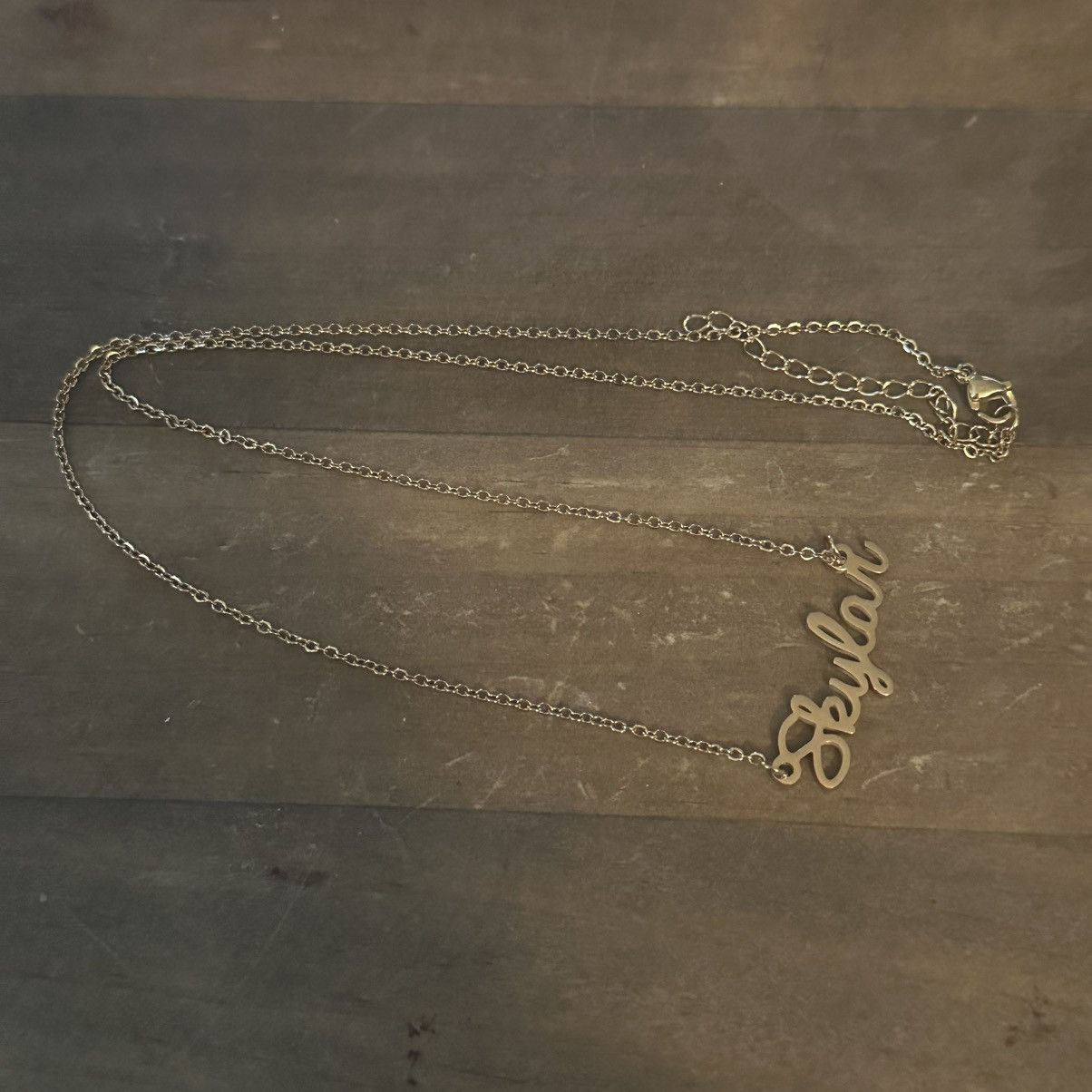 Other Gold tone Skylar name plate necklace Size ONE SIZE - 2 Thumbnail