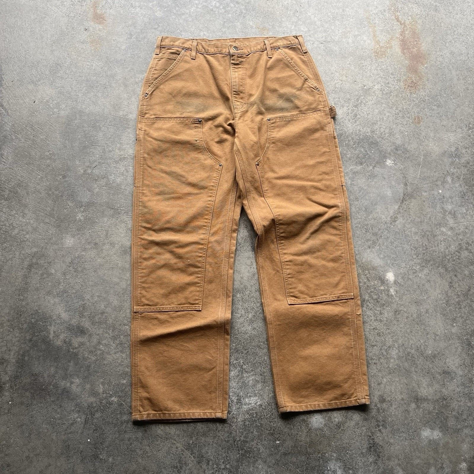 Carhartt Vintage Carhartt Double Knee Pants Mens 36 X 32 Brown Workwe Size US 36 / EU 52 - 4 Thumbnail