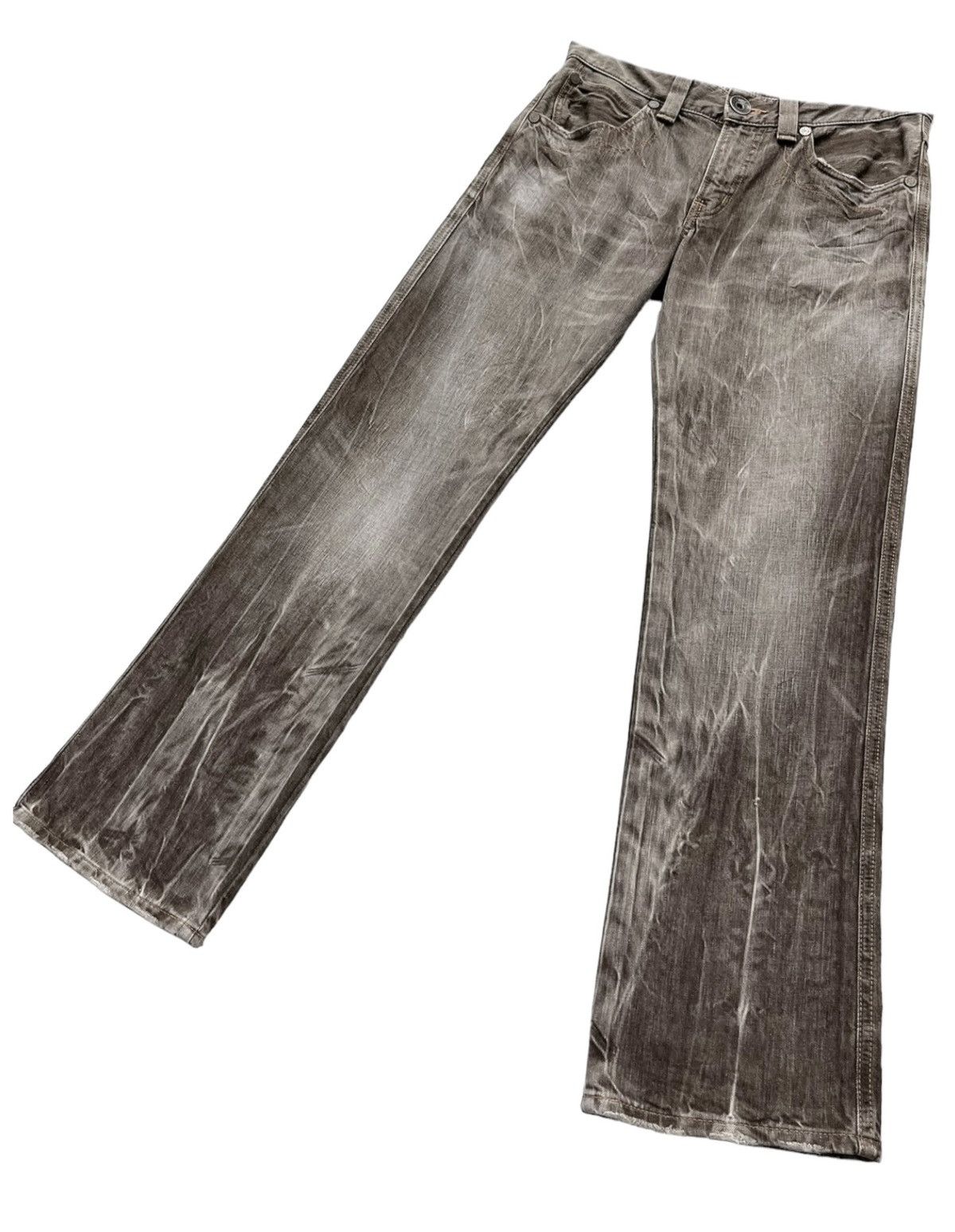 Edwin 🔥FYE🔥EDWIN Seditionaries Mud Max Brown Bleach Wash Denim Size US 30 / EU 46 - 6 Thumbnail