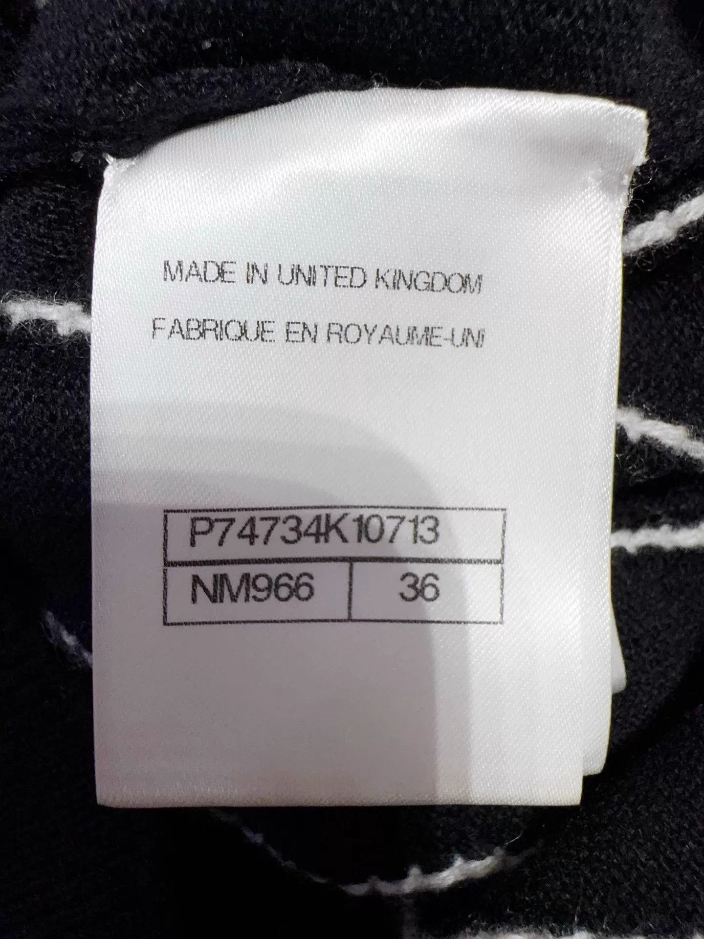 Chanel Chanel 23P Black Logo Sweater 36 Size XS / US 0-2 / IT 36-38 - 6 Thumbnail