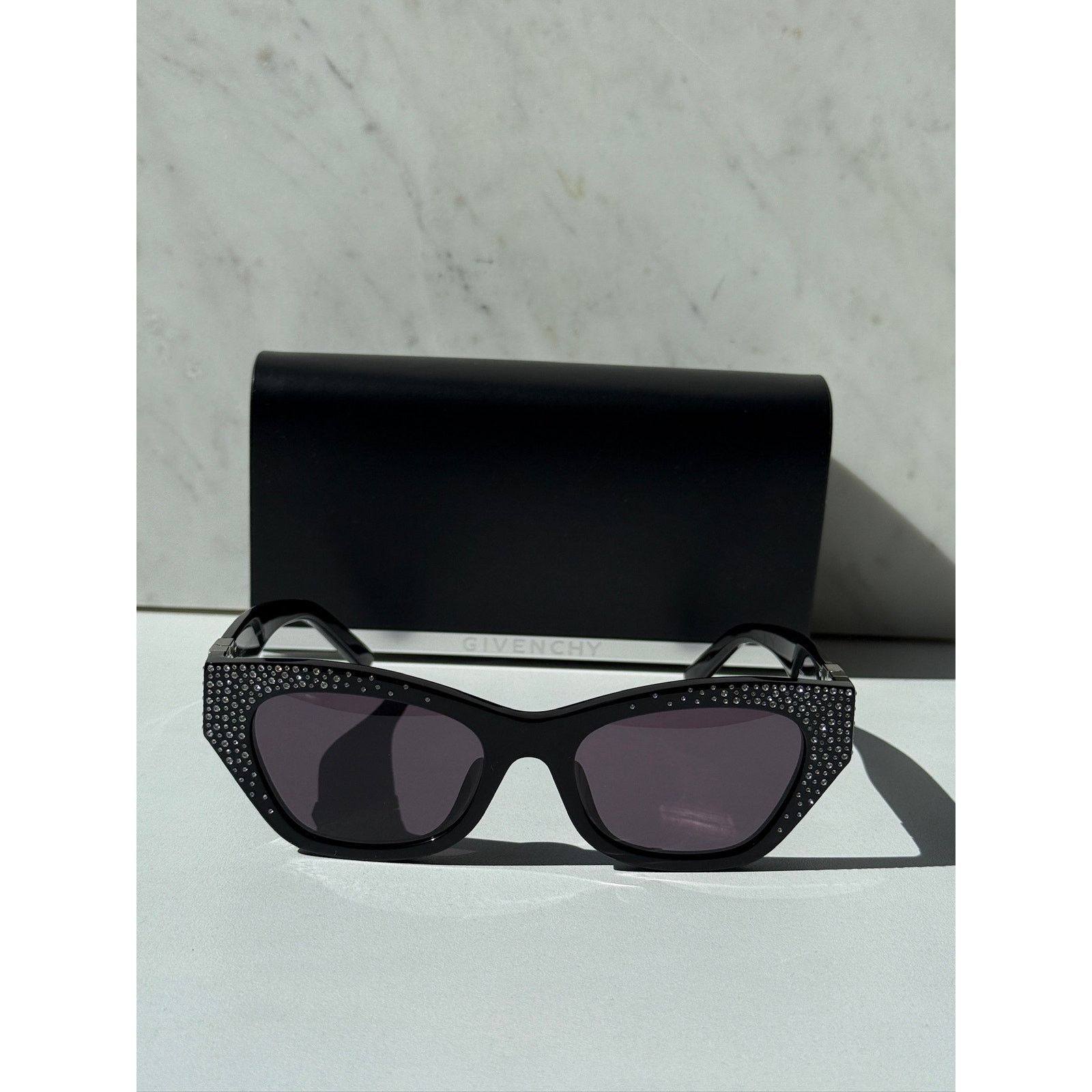 Givenchy NEW Givenchy GV4019IS Strass Crystal Black Sunglasses $870 Size ONE SIZE - 4 Thumbnail