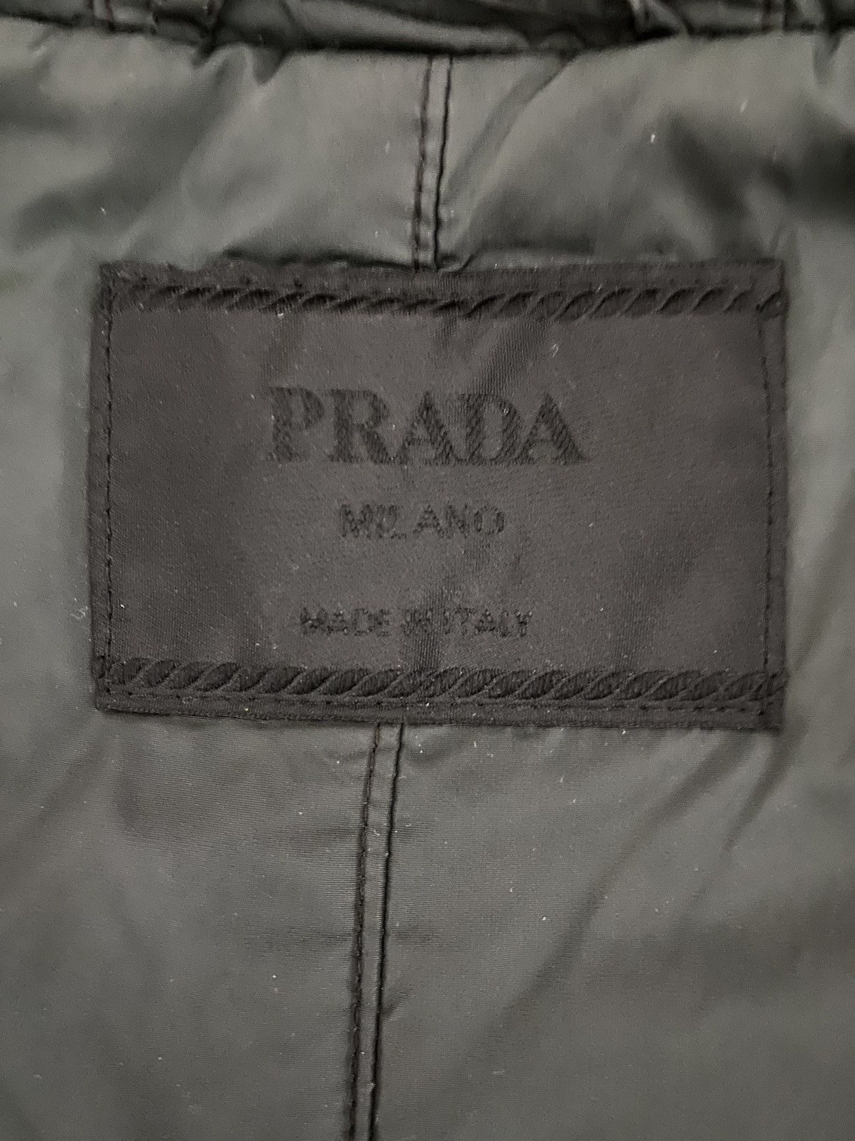 Prada RARE Prada Black Tag Long Nylon Hooded Jacket Parka Coat Size M / US 6-8 / IT 42-44 - 18 Thumbnail