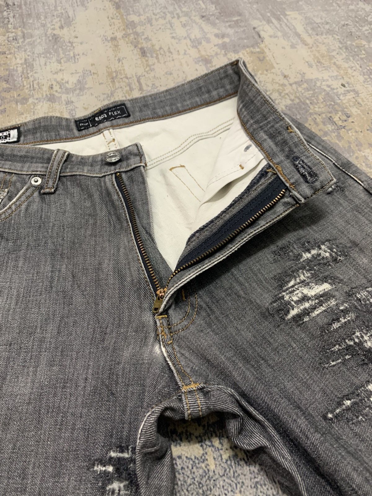 Japanese Brand Vintage Edwin Distressed Denim Kapital Boro Style 30x28 Size US 30 / EU 46 - 6 Thumbnail