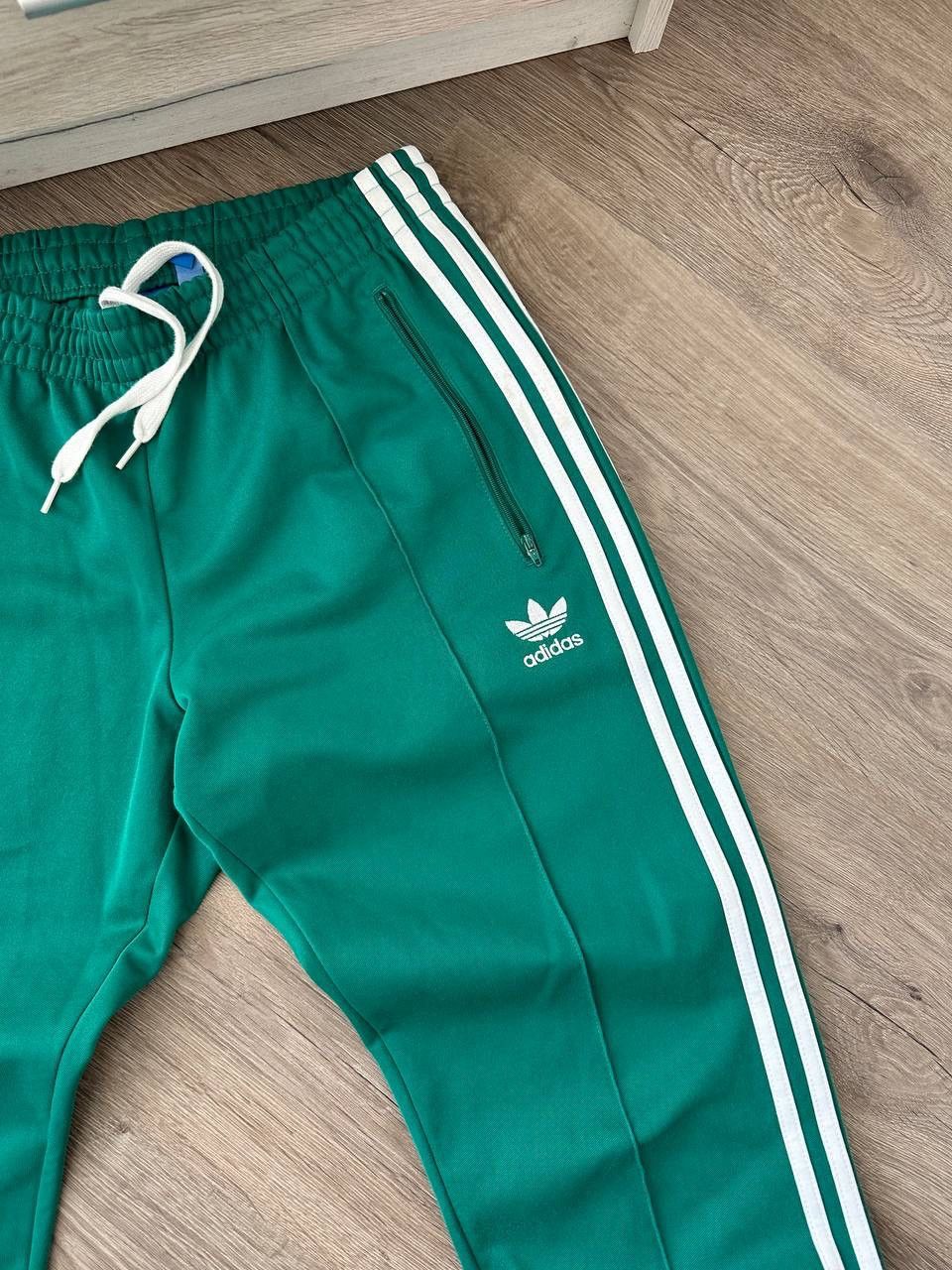 Adidas × Vintage Vintage Adidas Wide Y2K Sportswear Green Pants Size 27" / US 4 / IT 40 - 14 Thumbnail
