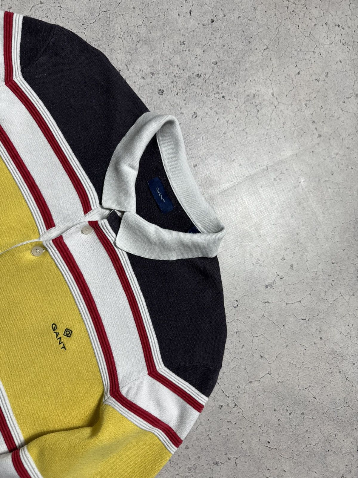 Gant Gant Vintage Striped Polo Rugby Sweatshirt Size M Size US M / EU 48-50 / 2 - 4 Thumbnail