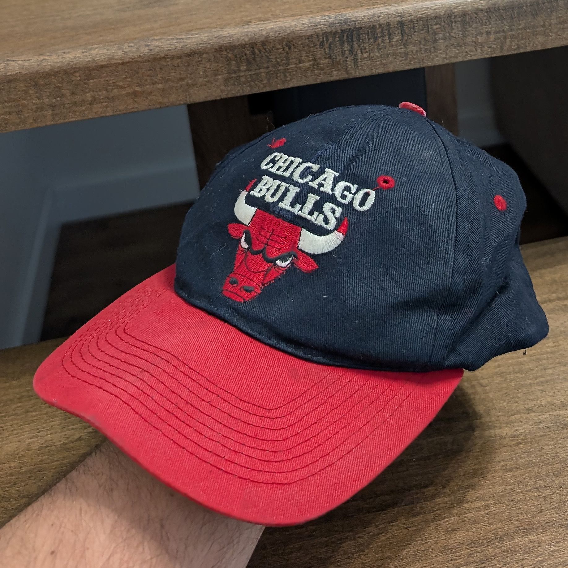 Other Vintage 90's Chicago Bulls NBA Snapback Hat Cap Hat Red Size ONE SIZE - 8 Thumbnail