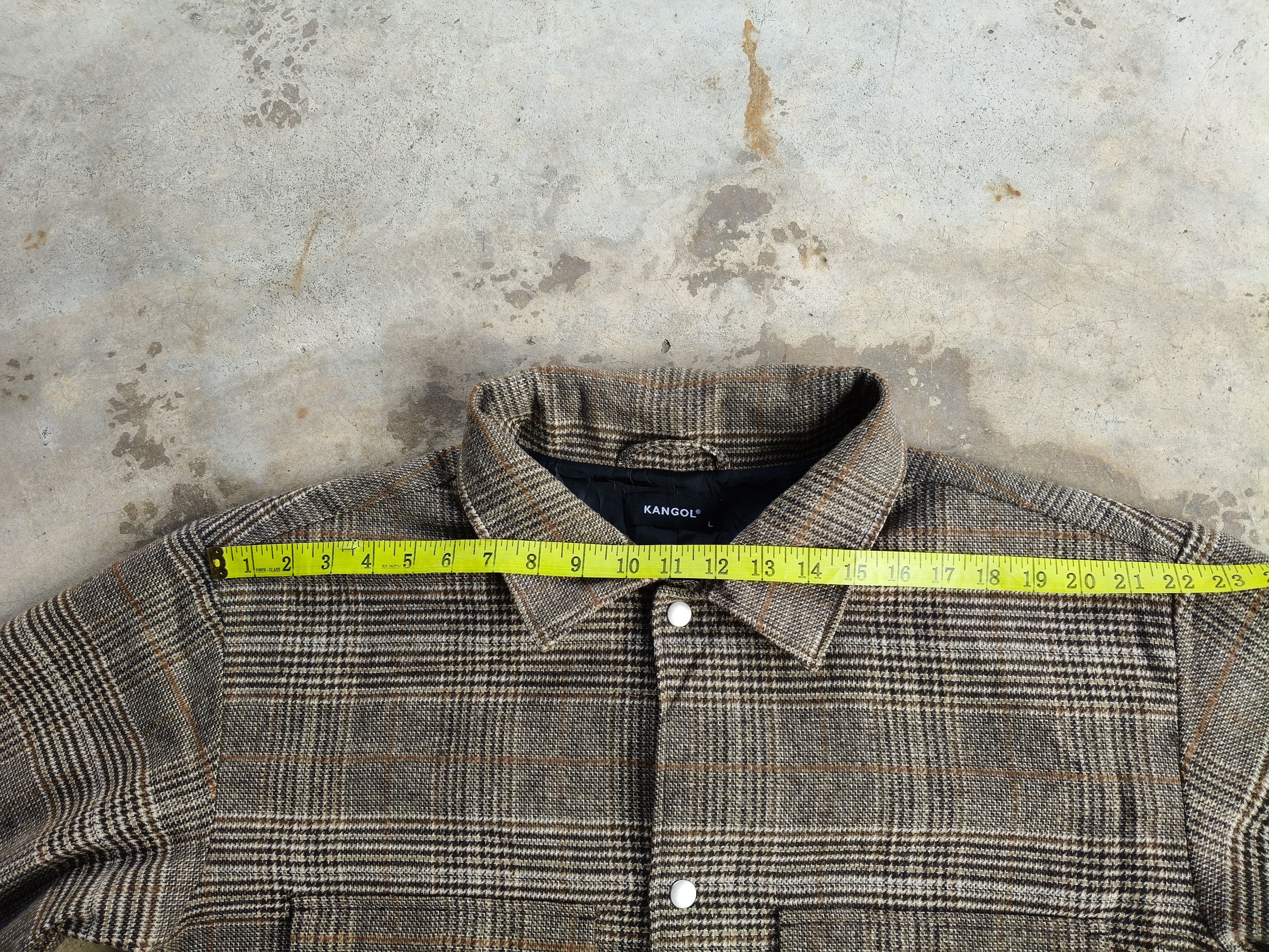 Kangol Kangol Button Up Flannel Jacket Size US L / EU 52-54 / 3 - 17 Thumbnail