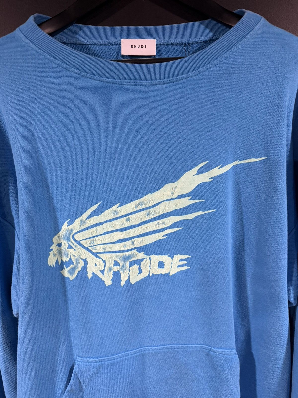 Rhude Rhude Dragon Blue Elbow Patch Crewneck Sweatshirt XL BNWT Size US XL / EU 56 / 4 - 2 Thumbnail