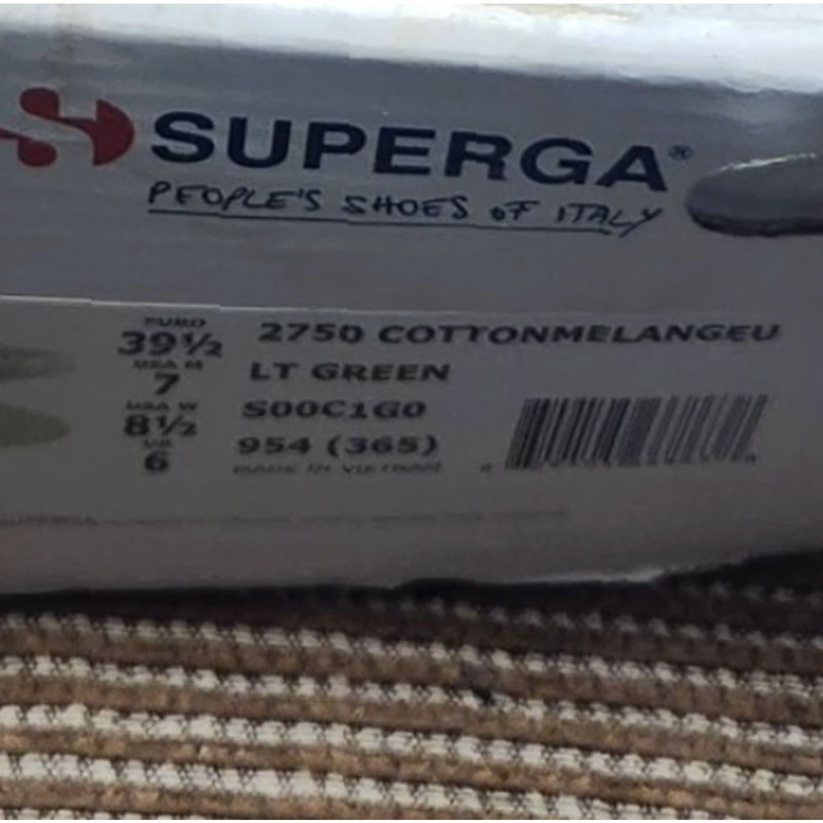 Superga Superga 2750 Cotu Classic Sneaker Green Women 8.5 Sneaker, Green, Classic, Women's Shoes, 8.5, Superga 2750, Athletic Size US 9 / IT 39 - 5 Thumbnail
