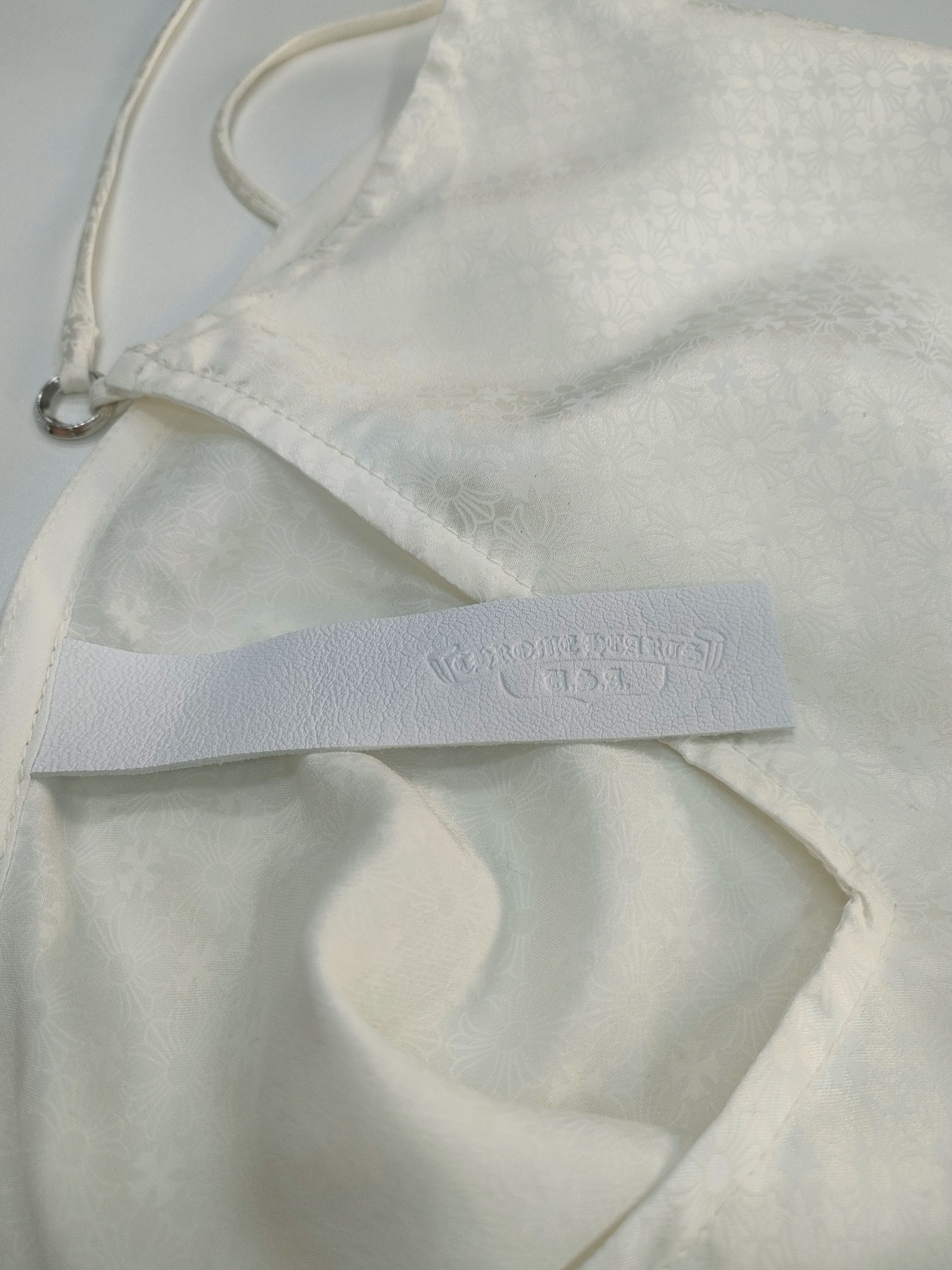 Chrome Hearts Chrome Hearts Tonal Monogram Cross Pattern Silk Tanktop Size S / US 4 / IT 40 - 3 Thumbnail