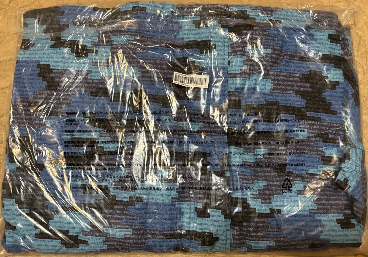 Supreme Supreme Logo Camo M-65 Jacket ‘Blue’ Size US XL / EU 56 / 4 - 1 Thumbnail