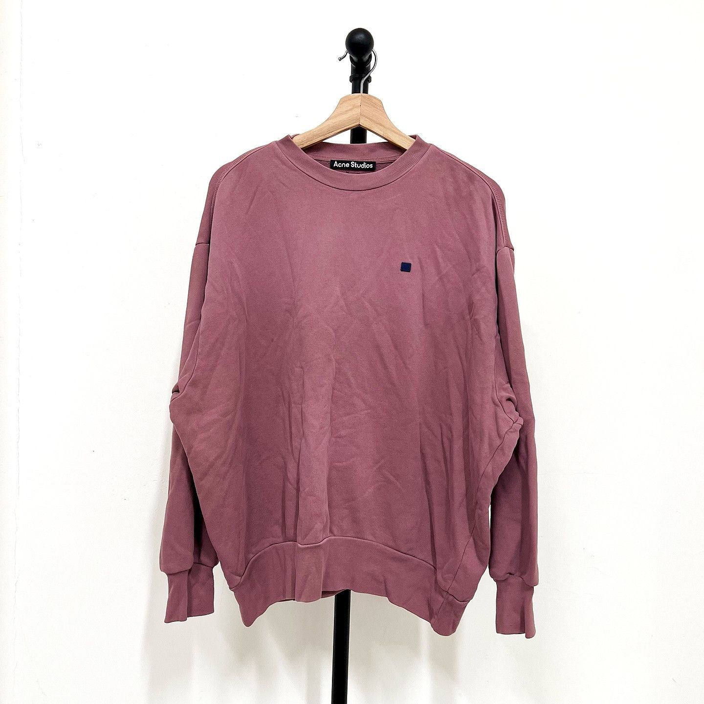 Acne Studios Acne Studios Face Logo Sweatshirt Size S Size S / US 4 / IT 40 - 1 Thumbnail