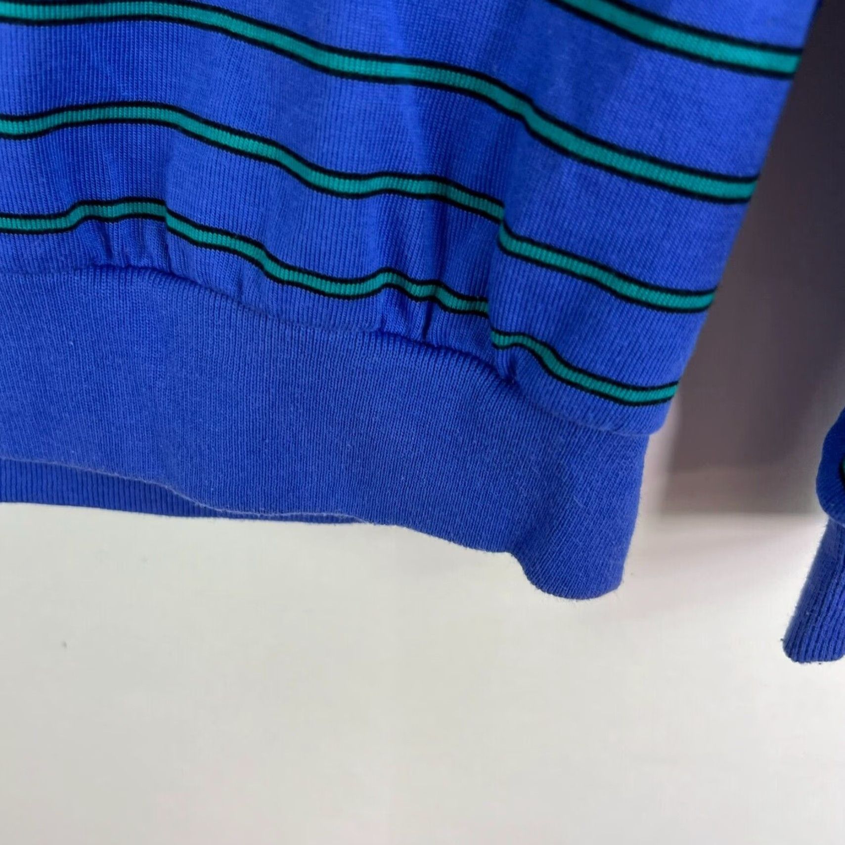 Jantzen VINTAGE Jantzen Striped Knit Sweater Womens Size M Blue/Green Pullover Made in USA Size M / US 6-8 / IT 42-44 - 4 Thumbnail