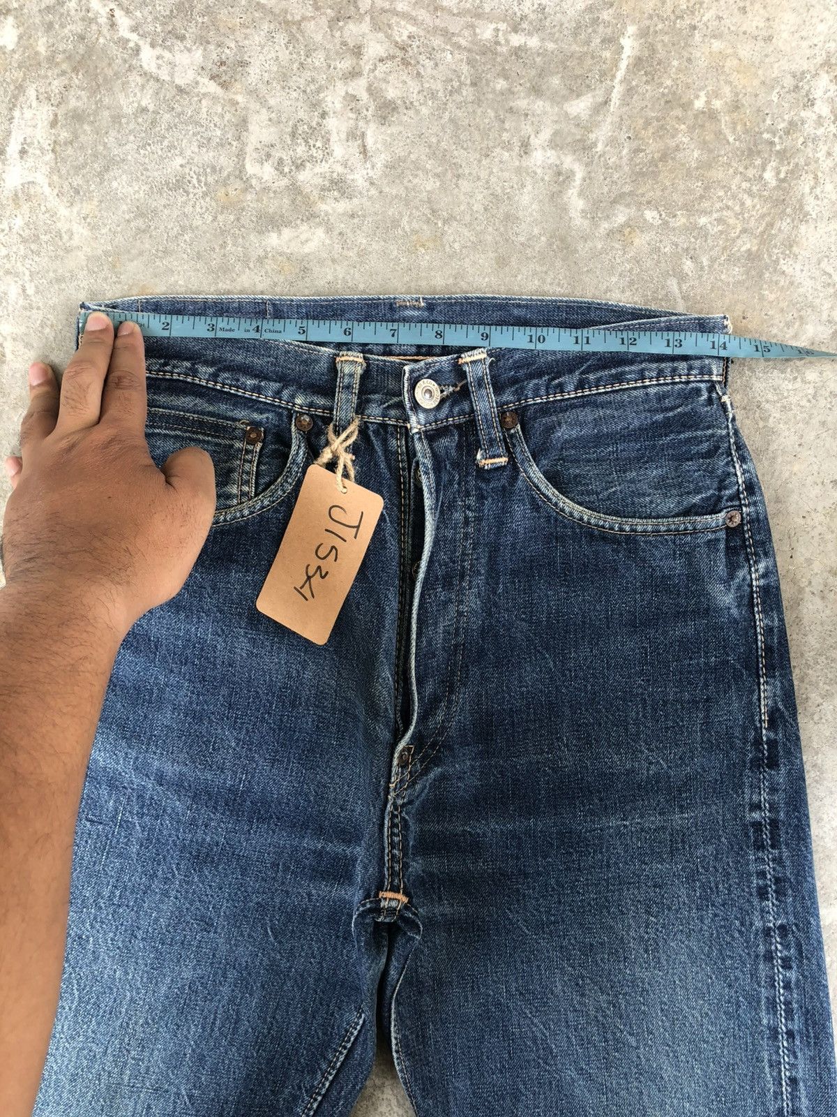Warehouse & Co. Japanese Warehouse Duck Digger Selvedge Denim Diatressed Size US 28 / EU 44 - 24 Thumbnail