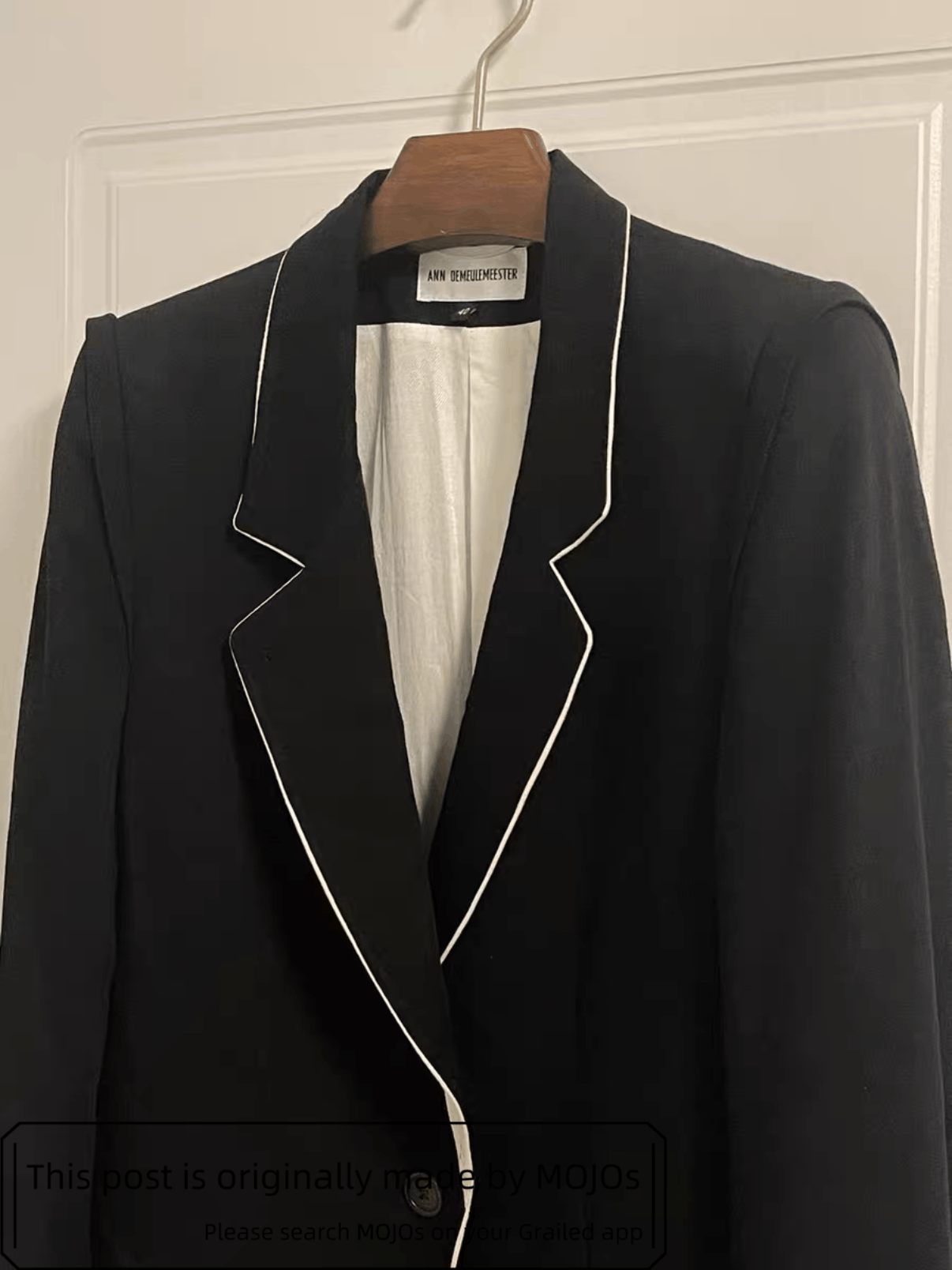 Ann Demeulemeester Sz 40 Ann Demeuleester 07SS College Blazer mojos144428 Size US S / EU 44-46 / 1 - 3 Thumbnail